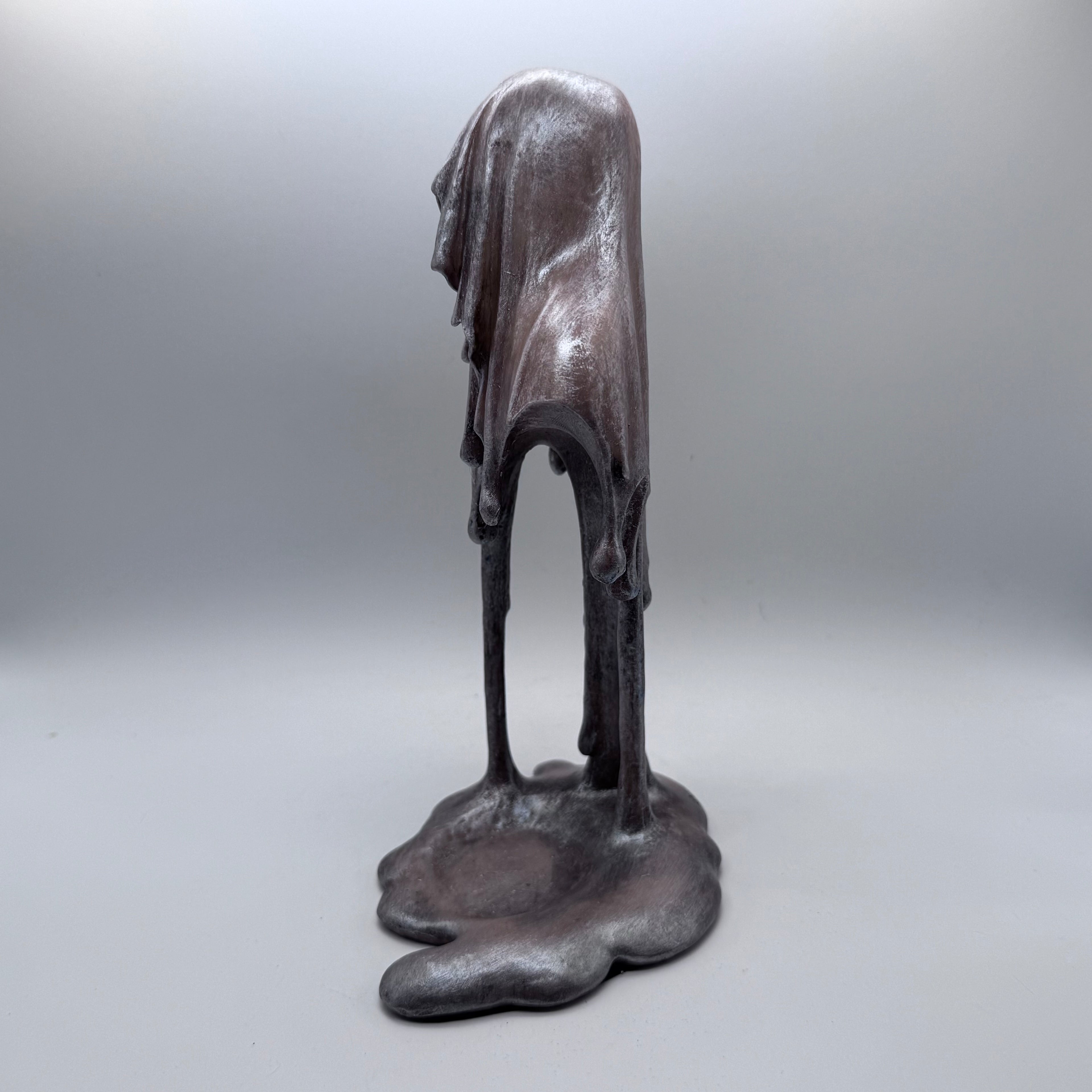 Reaper's Departure 20.5cm Resin Off White Melting Grim Reaper Ghost Ornament