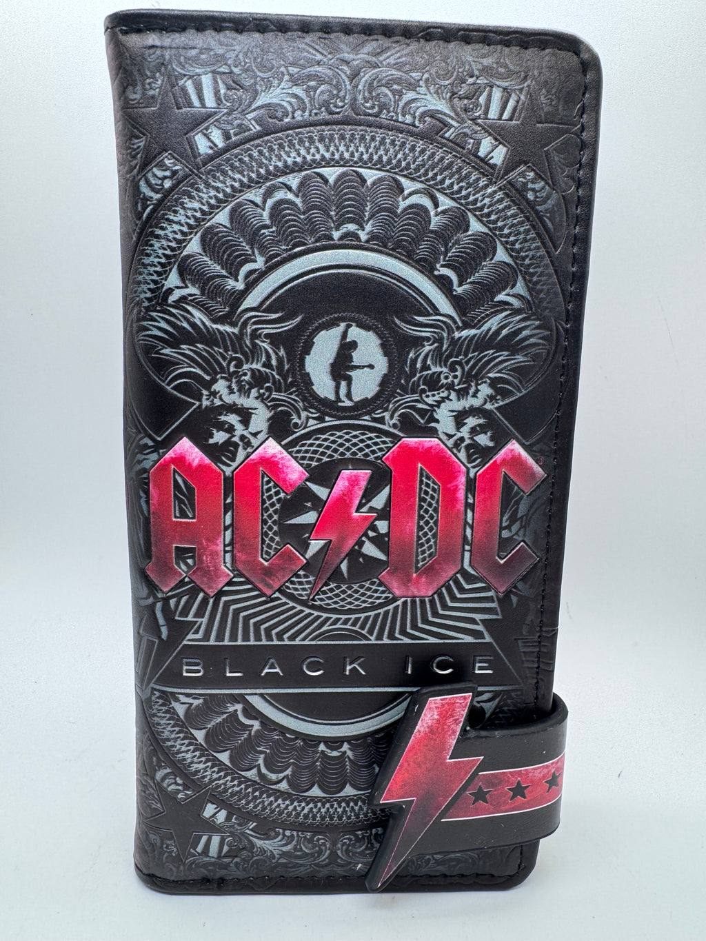 AC/DC Black Ice Album Embossed Purse Wallet,18.5cm