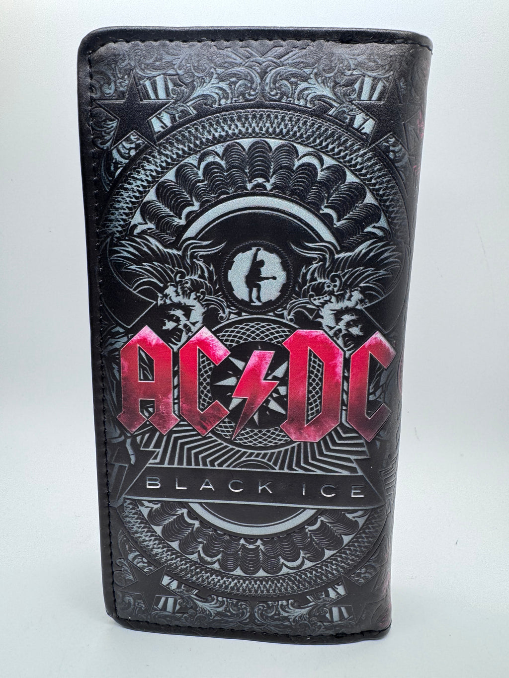 AC/DC Black Ice Album Embossed Purse Wallet,18.5cm
