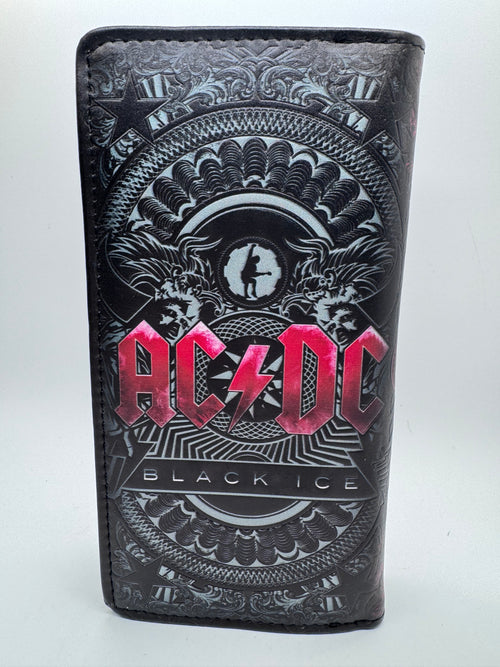 AC/DC Black Ice Album Embossed Purse Wallet,18.5cm