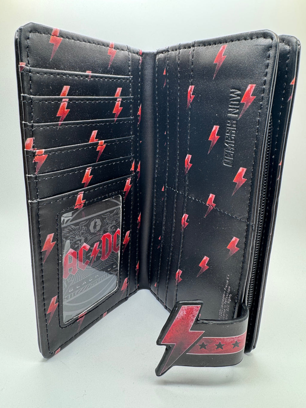 AC/DC Black Ice Album Embossed Purse Wallet,18.5cm