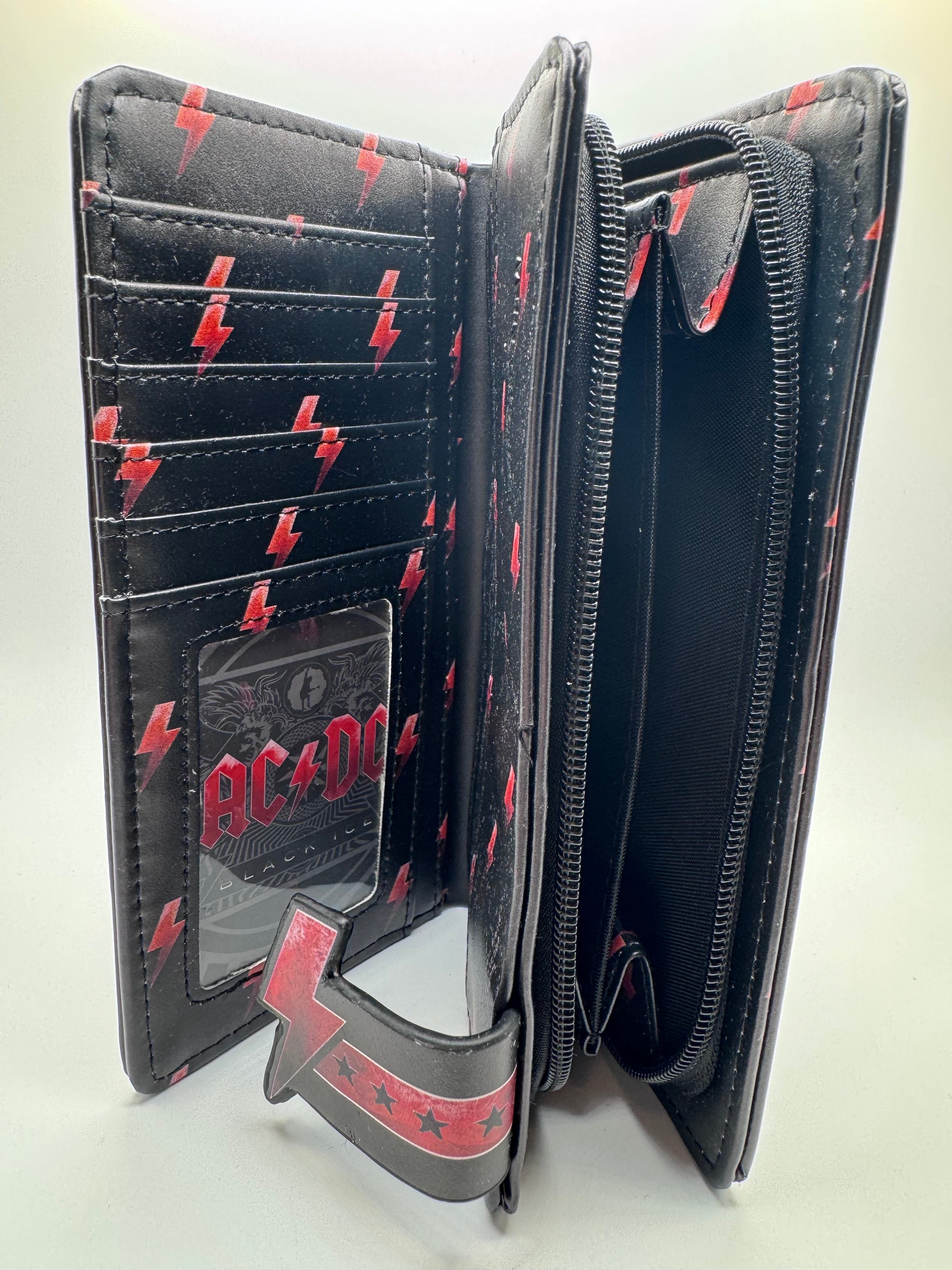 AC/DC Black Ice Album Embossed Purse Wallet,18.5cm
