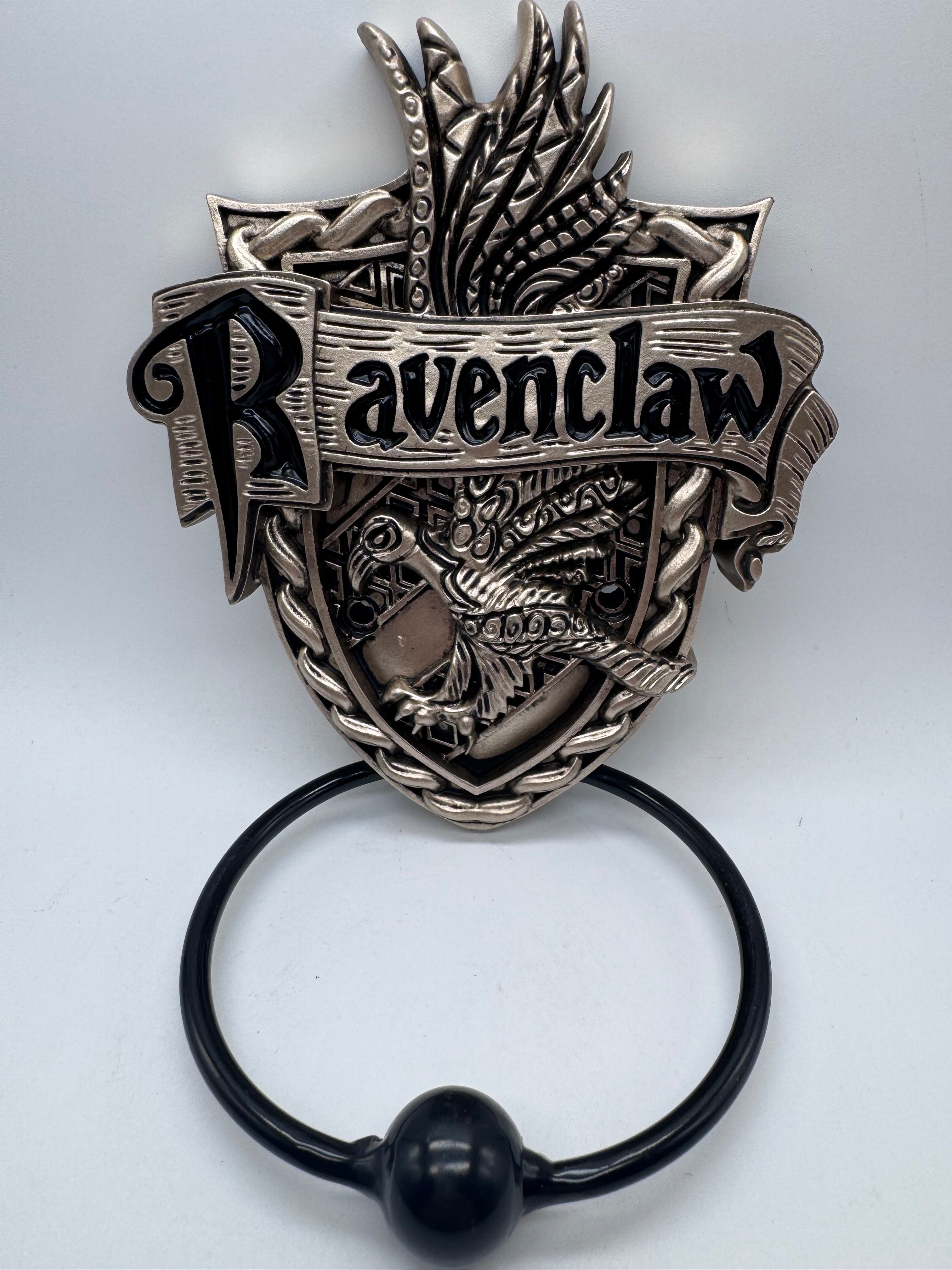 Harry Potter Ravenclaw Door Knocker, 24.5cm, Resin Plaque, Metal Knocker, Bronze