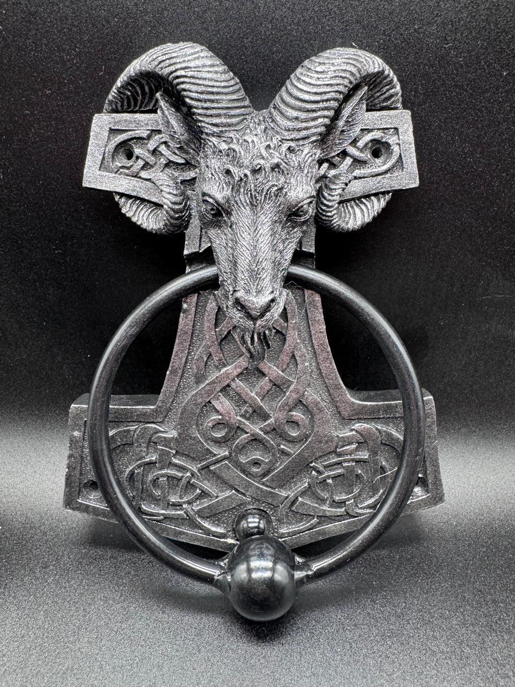 Thors Hammer Door Knocker 15.9cm, Grey