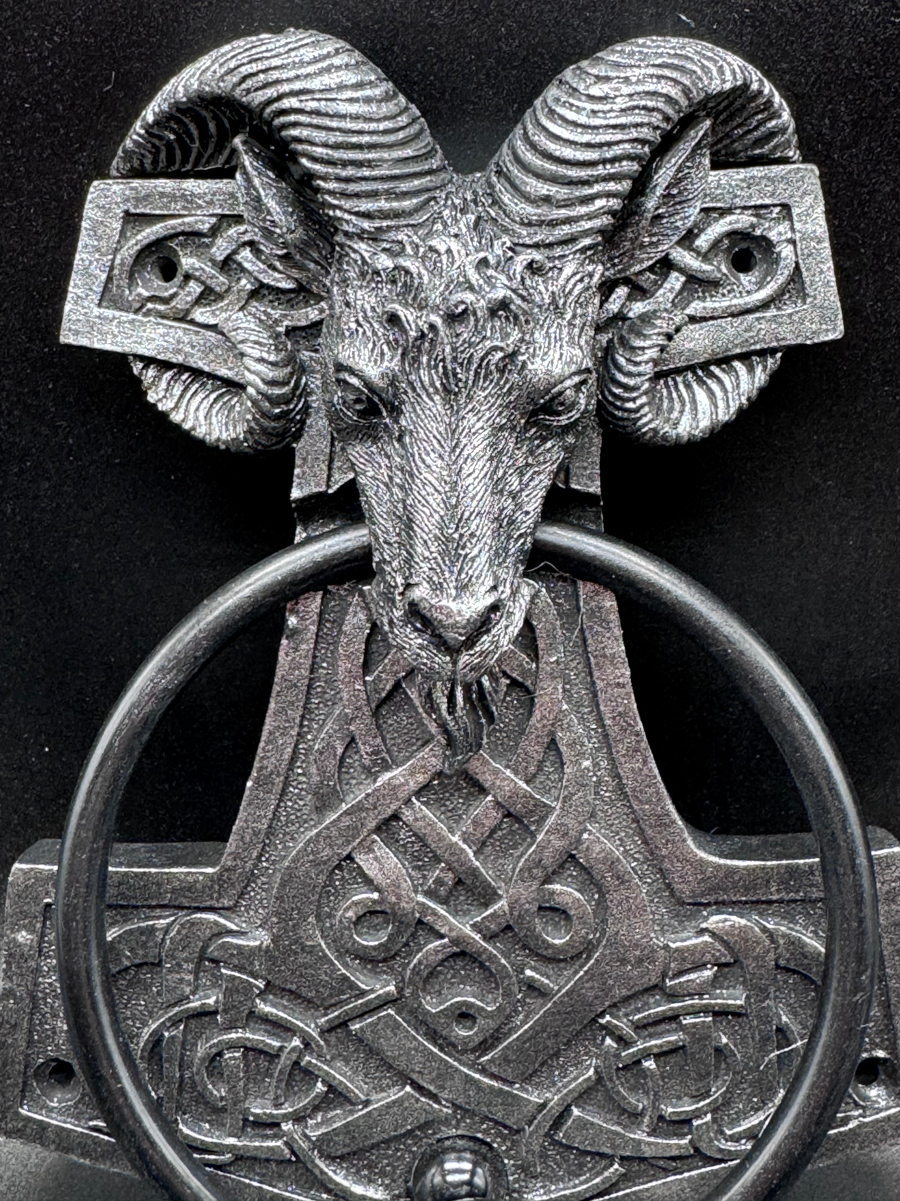 Thors Hammer Door Knocker 15.9cm, Grey