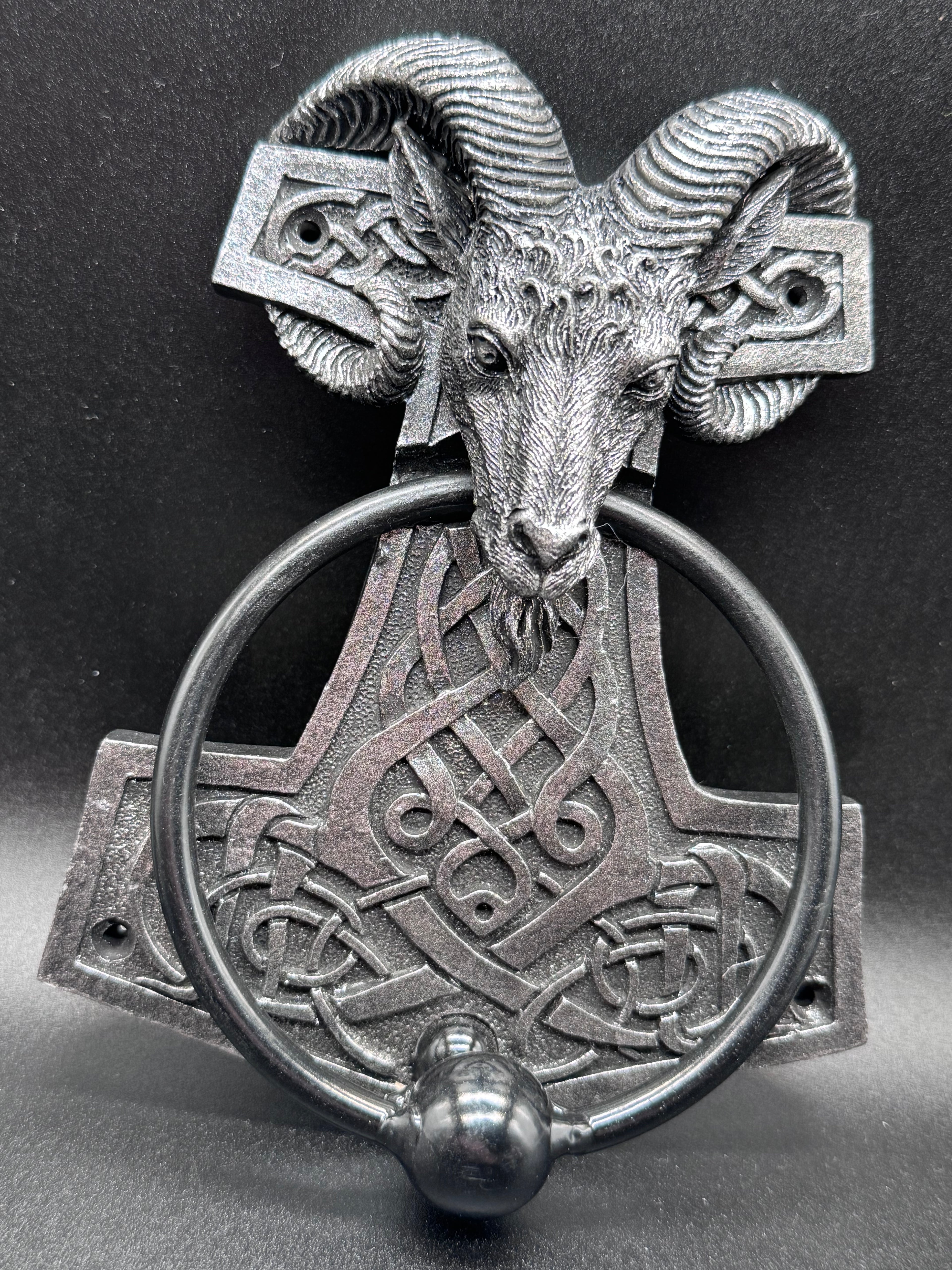 Thors Hammer Door Knocker 15.9cm, Grey