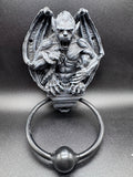 Grotesque Greeting Door Knocker, Black, 21.8cm, Grey