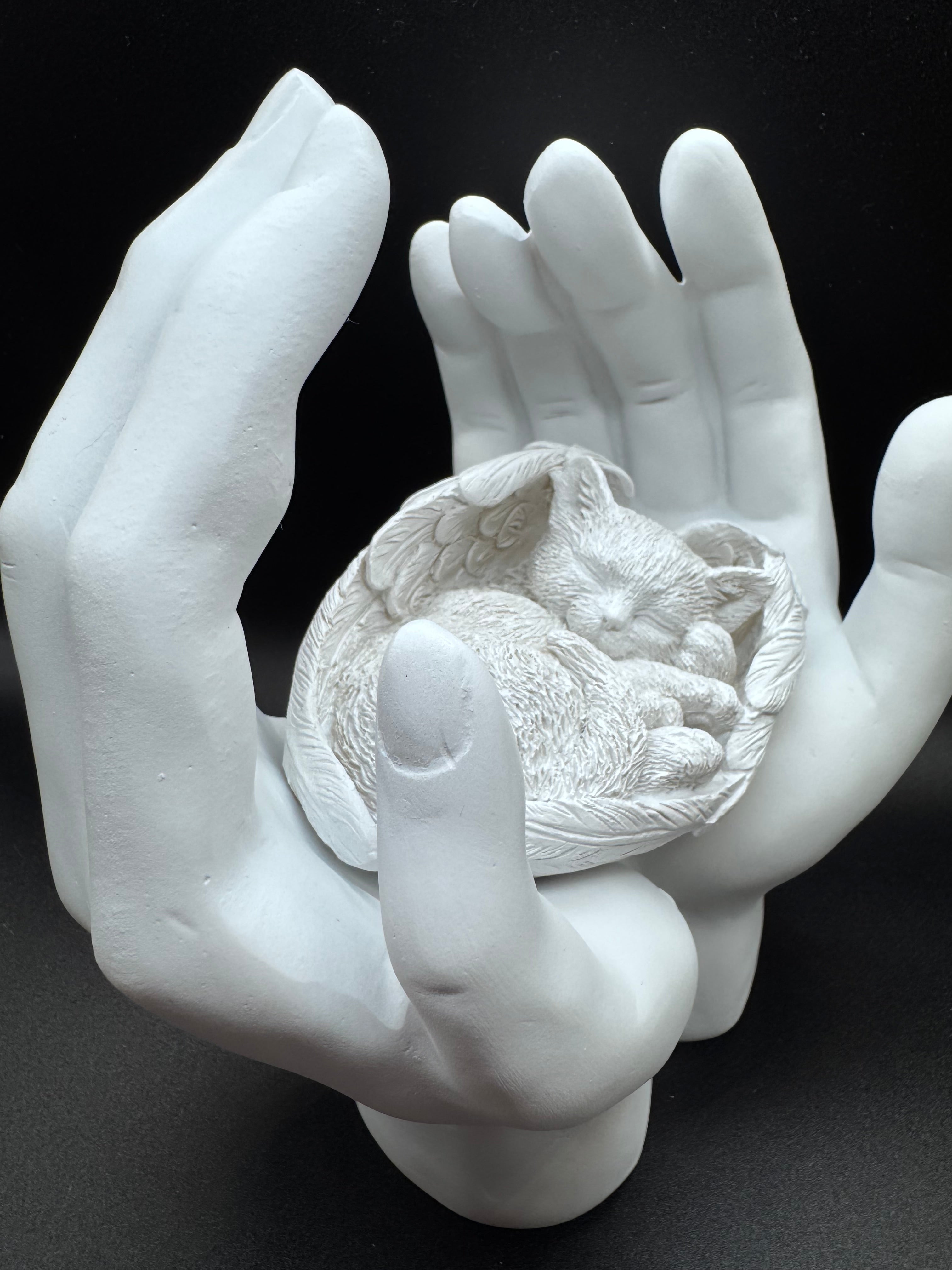 Forever Feline Angelic Cat Figurine