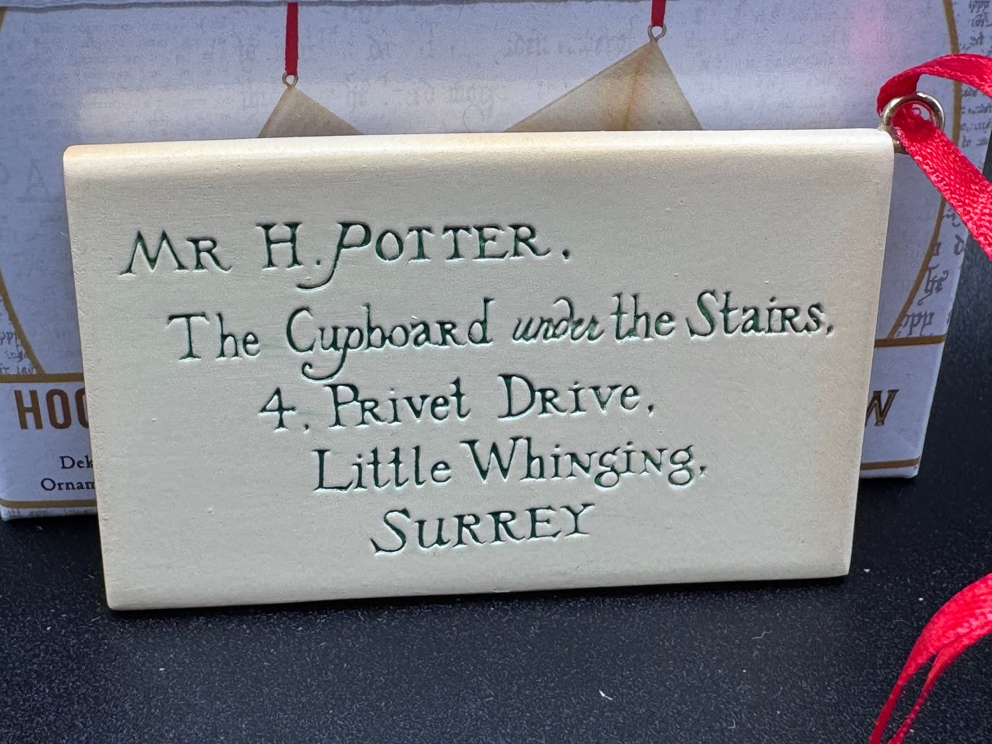Harry Potter-Hogwarts Letter Hanging Ornament