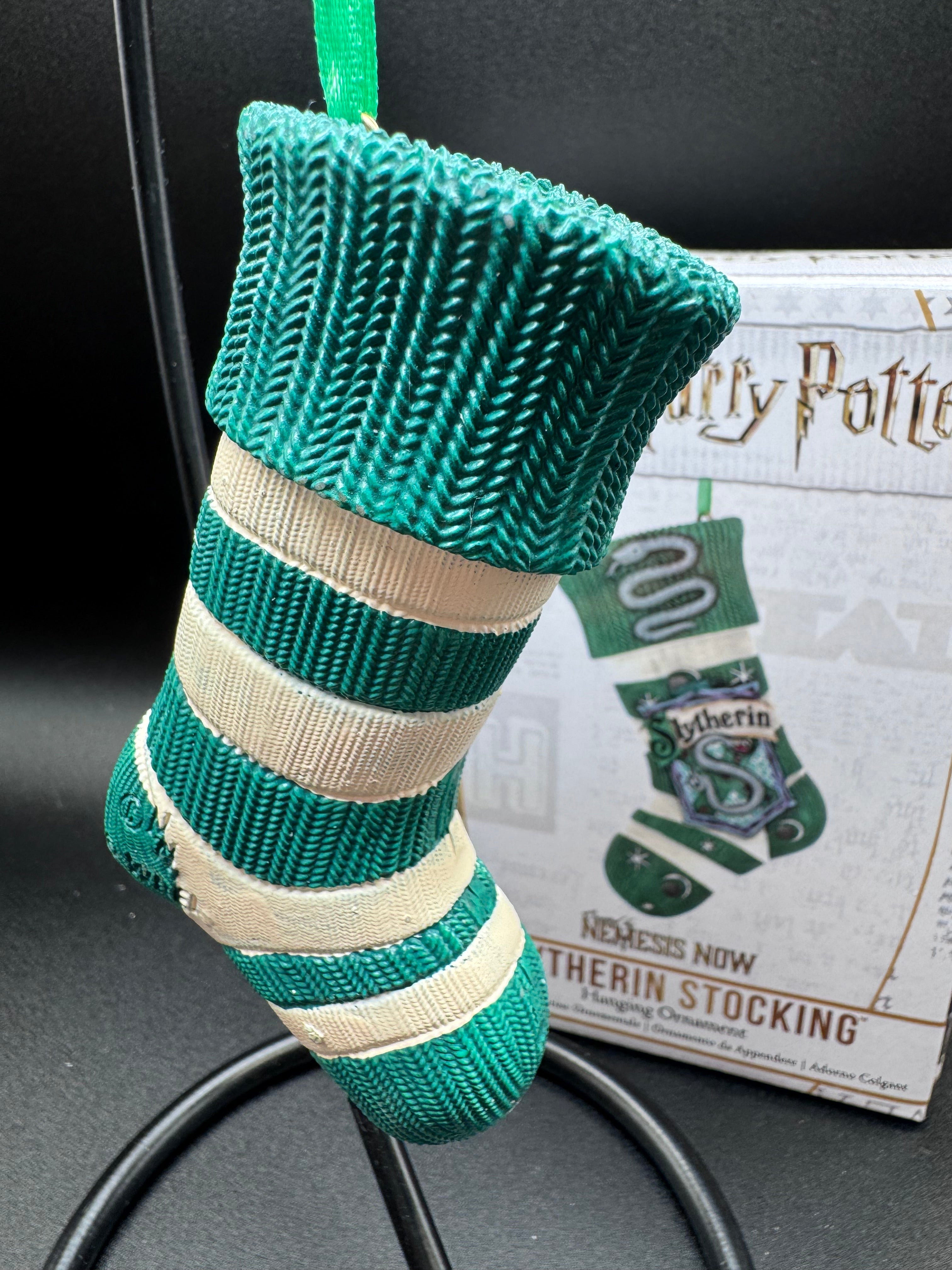 Harry Potter Slytherin Stocking Hanging Ornament