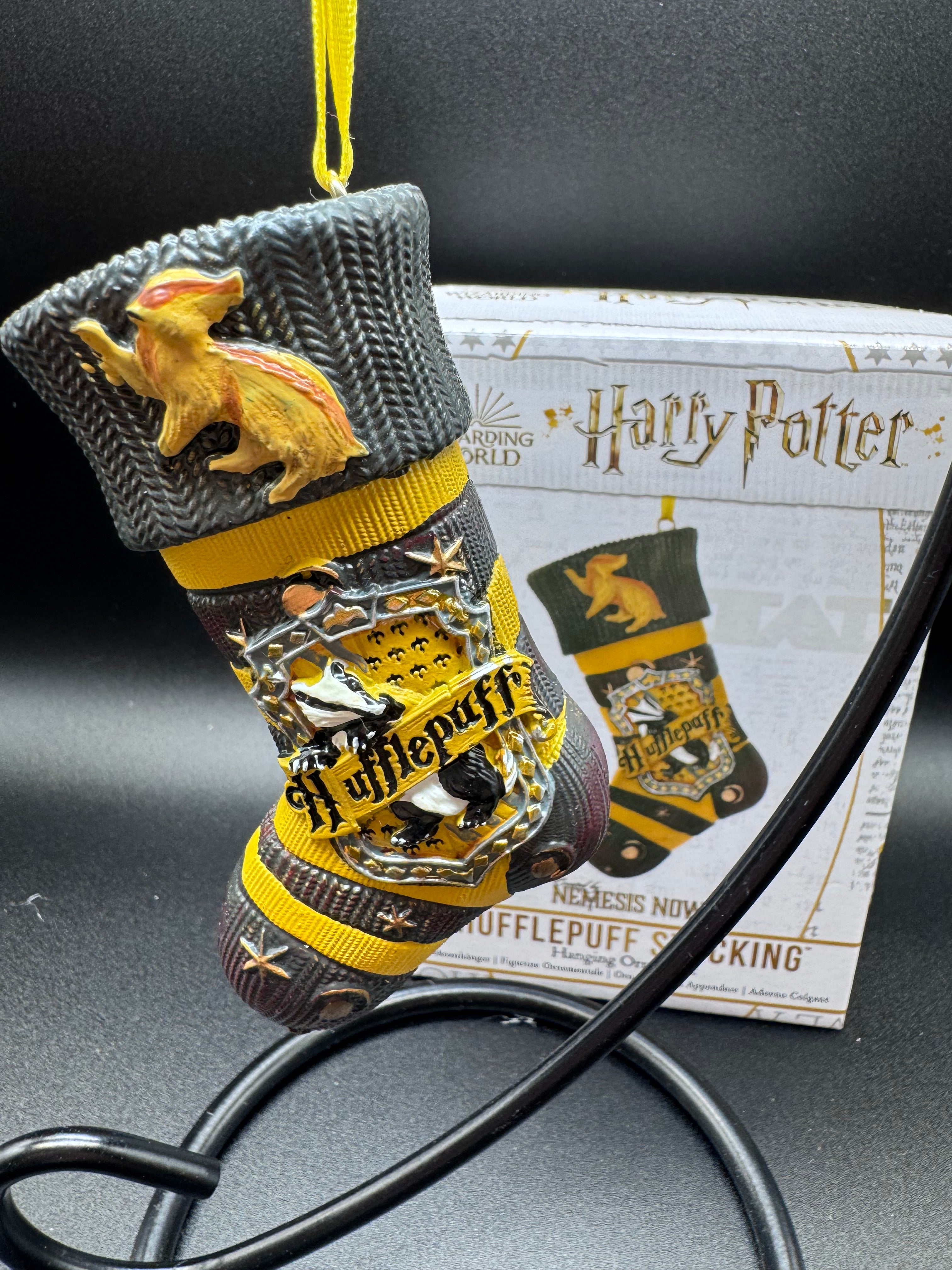 Harry Potter Hufflepuff Stocking Hanging Ornament