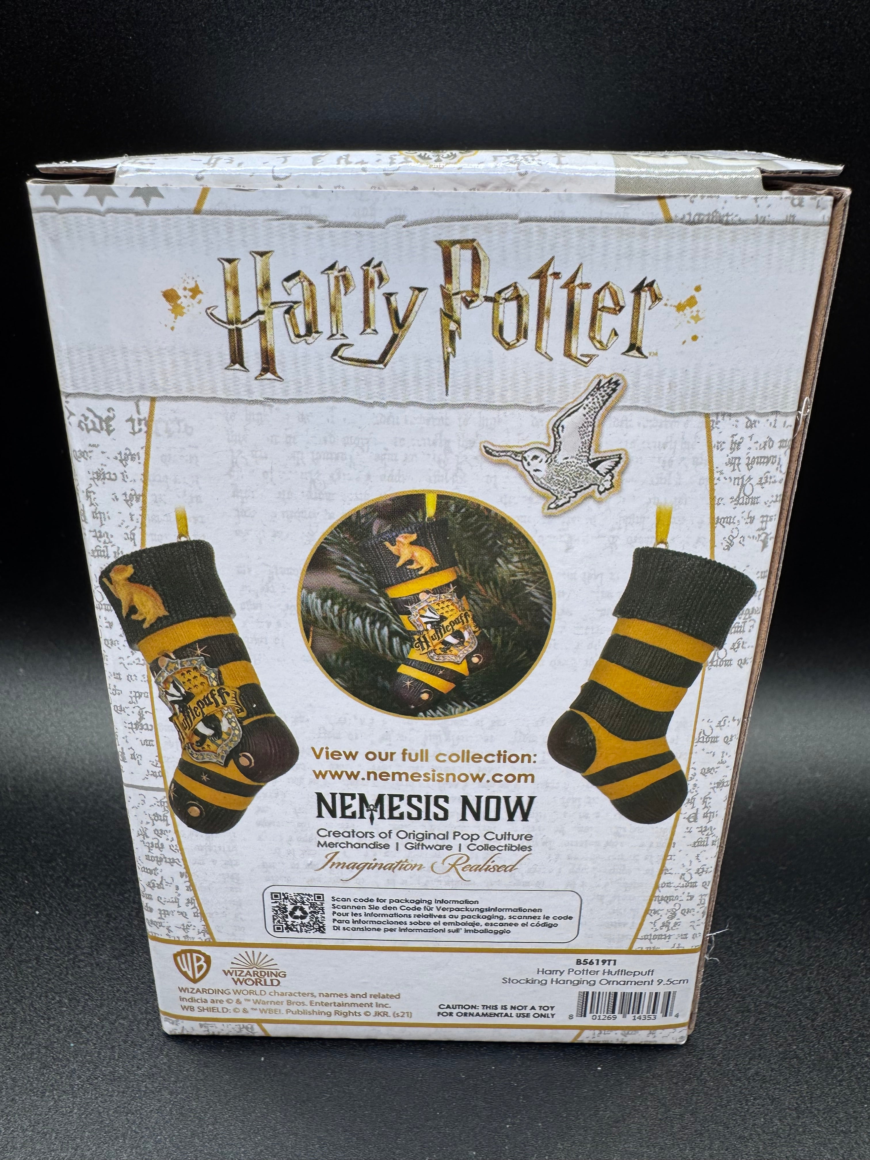 Harry Potter Hufflepuff Stocking Hanging Ornament