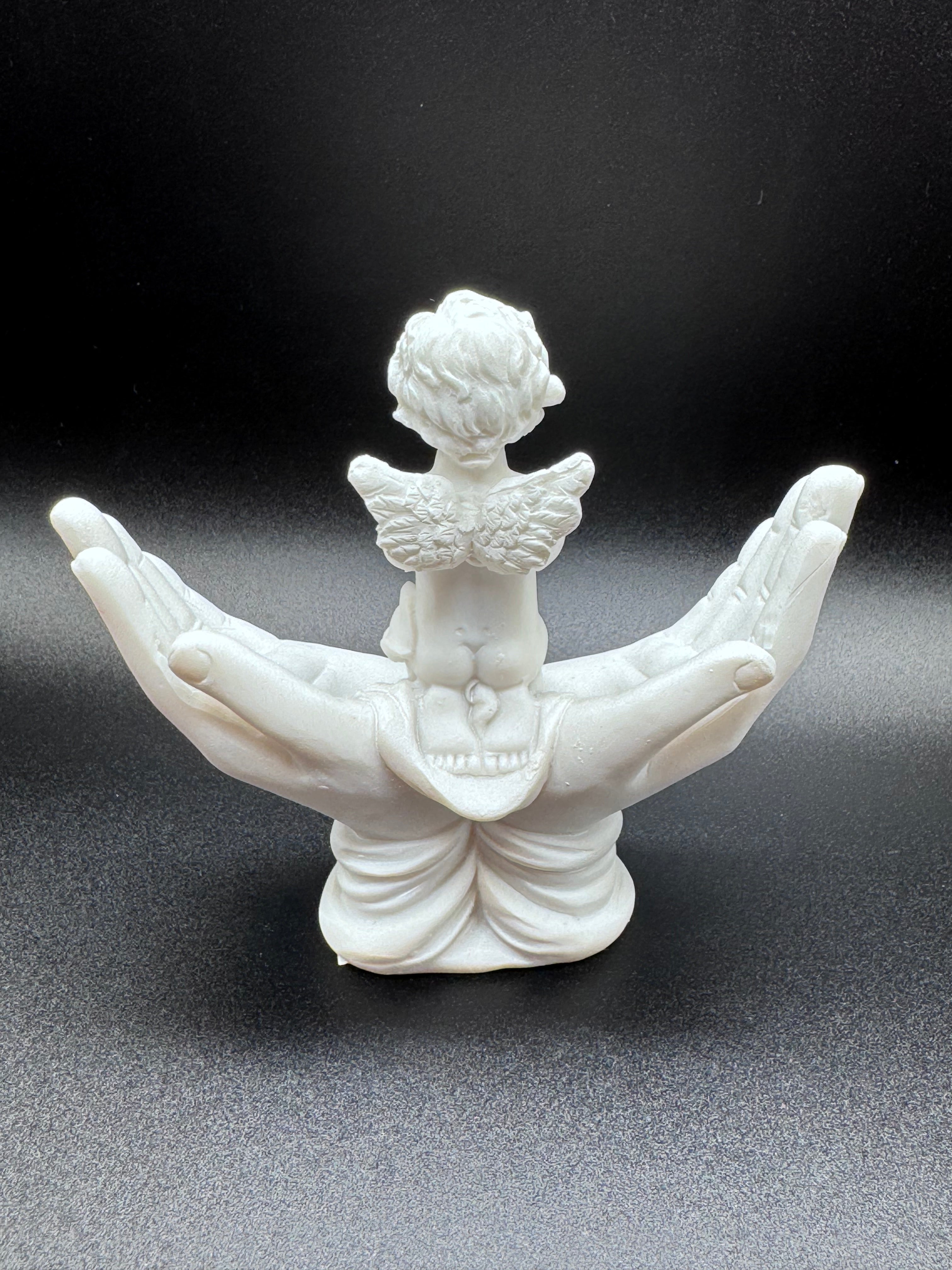 Raised To Heaven Cherub Figurine 11cm