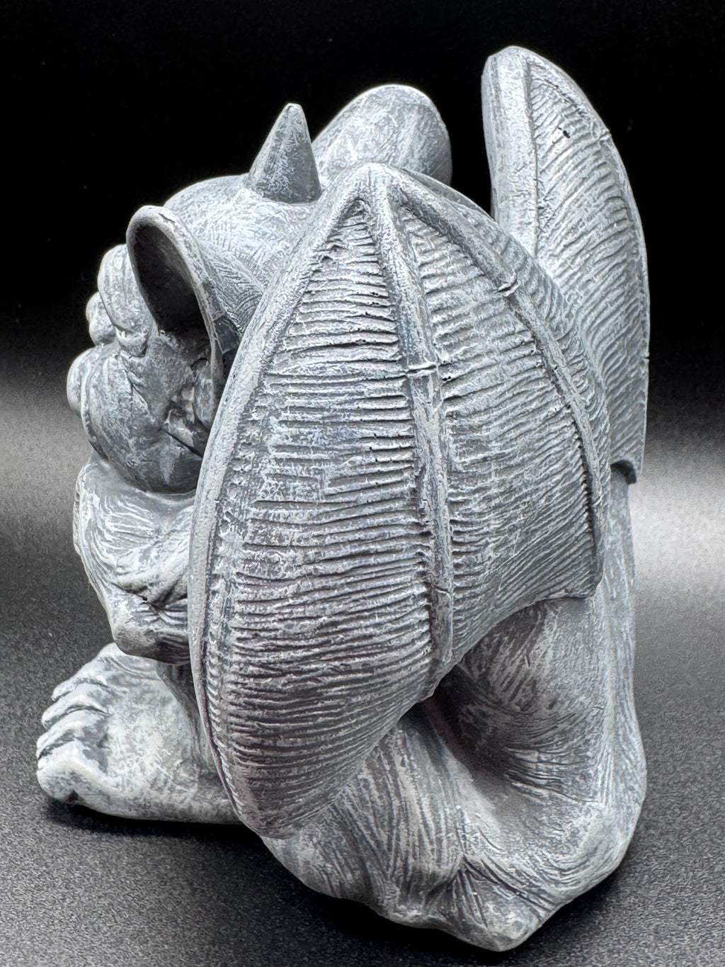Quasi Dark Black Grotesque Gargoyle Figurine