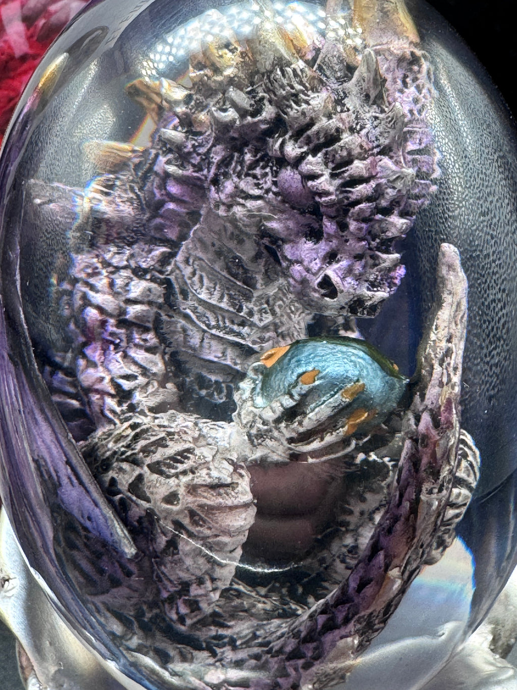 Elemental Dragonlings - Air Dragon in Clear Egg