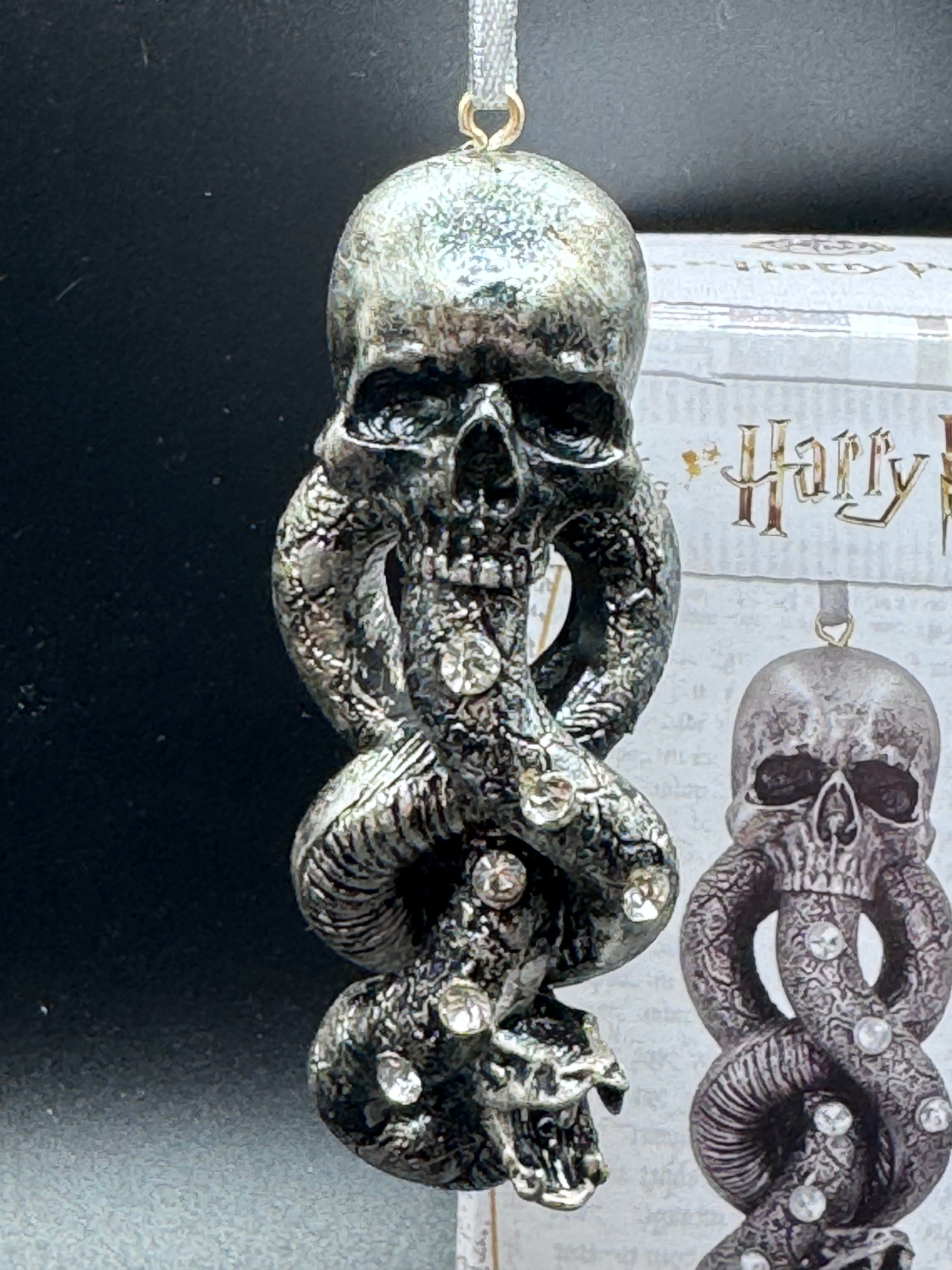 Harry Potter Dark Mark Voldemort Hanging Ornament, Silver, 9.5cm