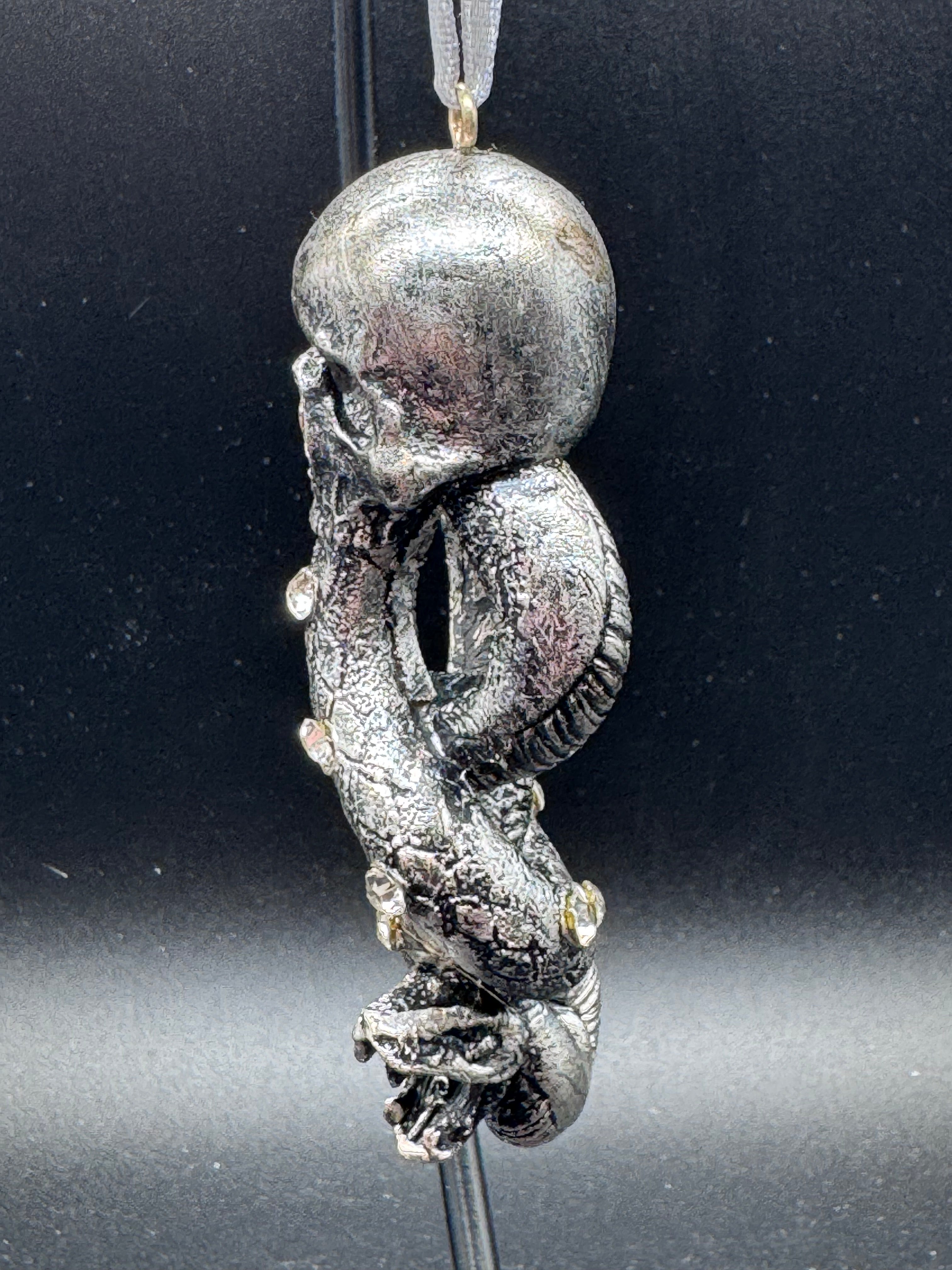 Harry Potter Dark Mark Voldemort Hanging Ornament, Silver, 9.5cm