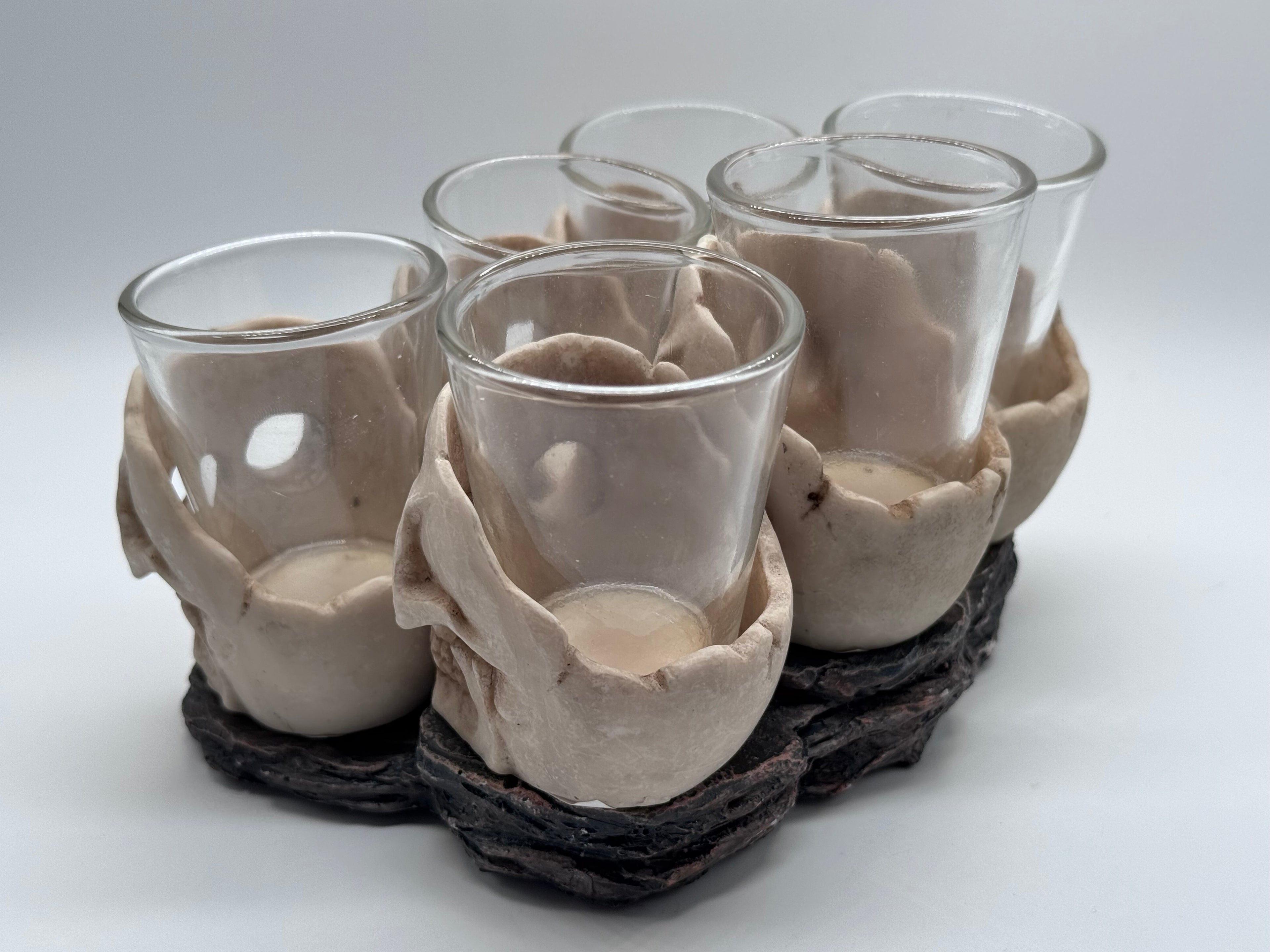 Six Shooter Skulls Skull Shot Glass Set