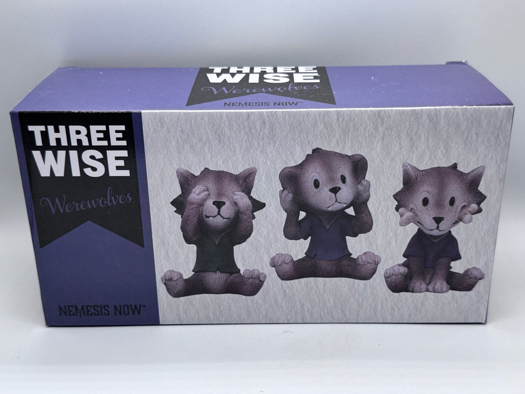 Three Wise Werewolf Collectible Figurines 7.5cm