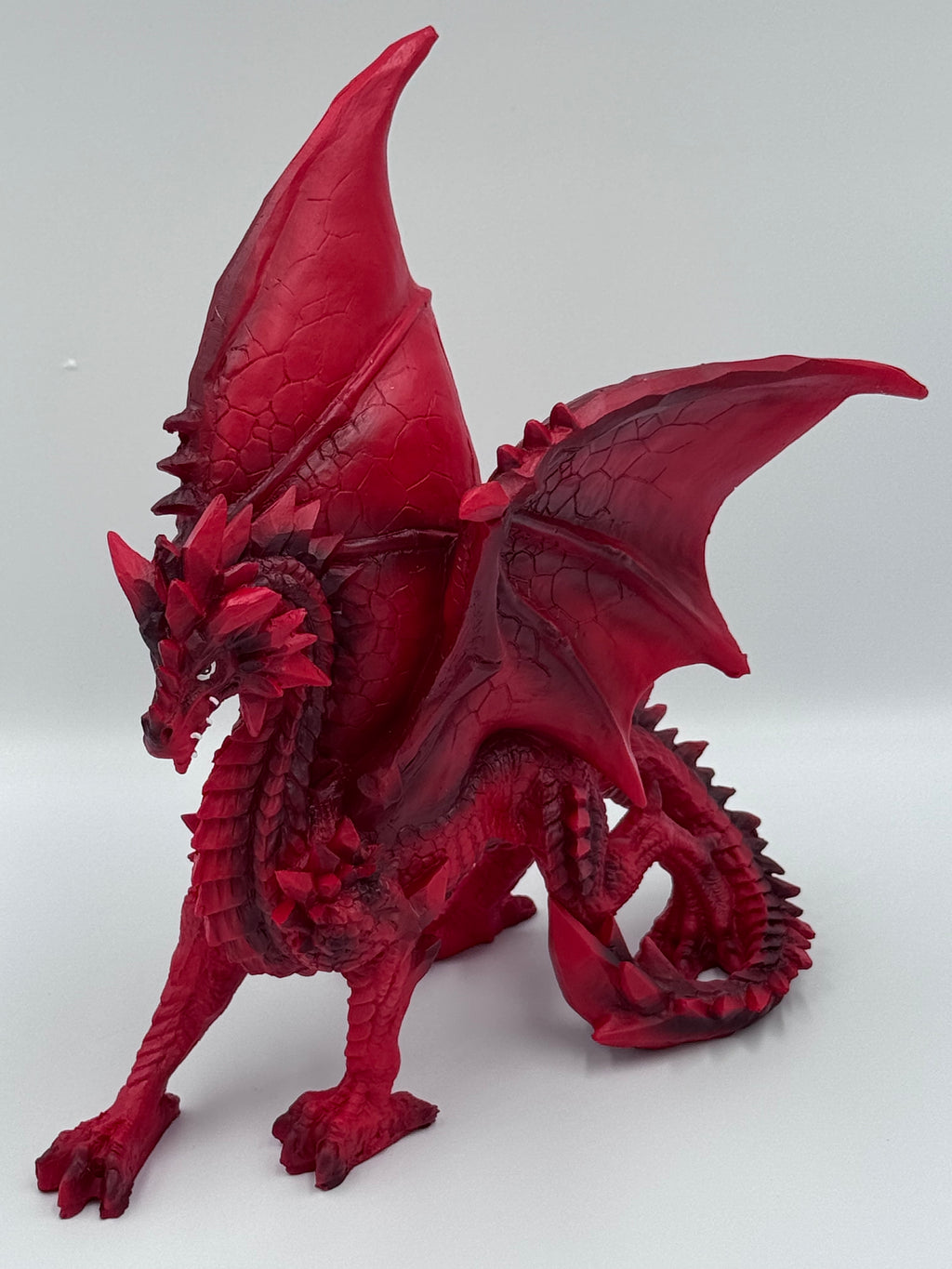 Tailong Red Dragon Figurine 21.5cm