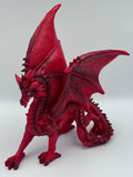 Tailong Red Dragon Figurine 21.5cm