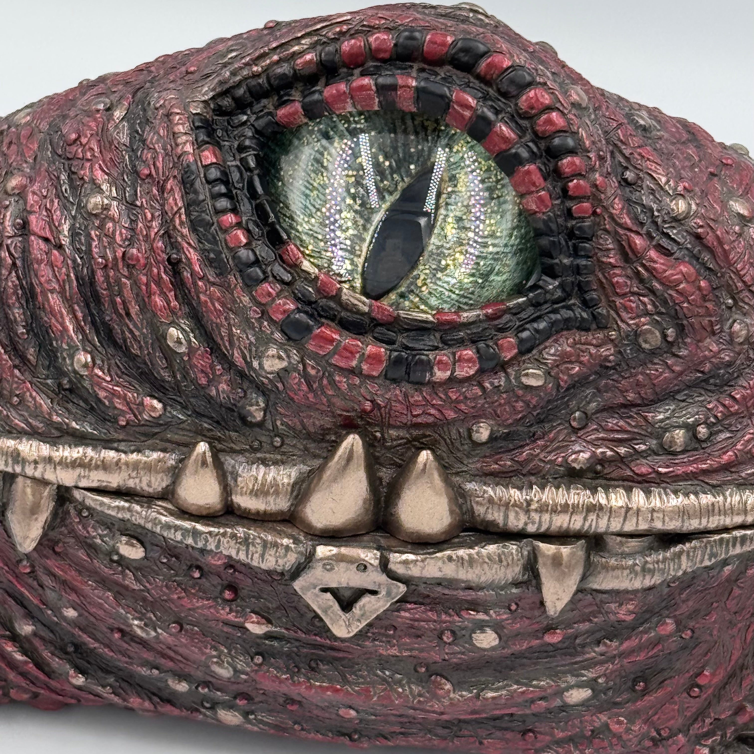 Ruby Dragon Eye Trinket Box 16.5cm