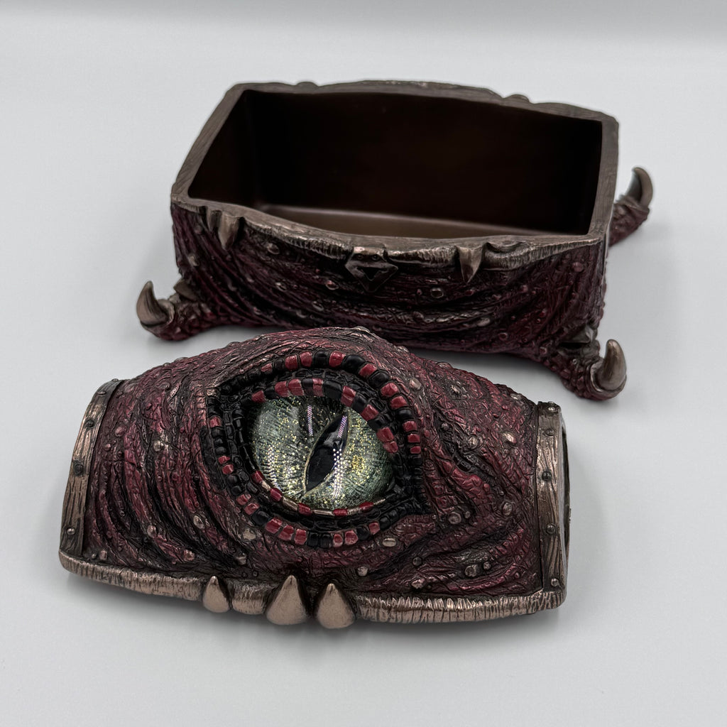 Ruby Dragon Eye Trinket Box 16.5cm