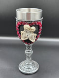 To Have and To Hold Skeleton Lovers Goblet 19.5cm