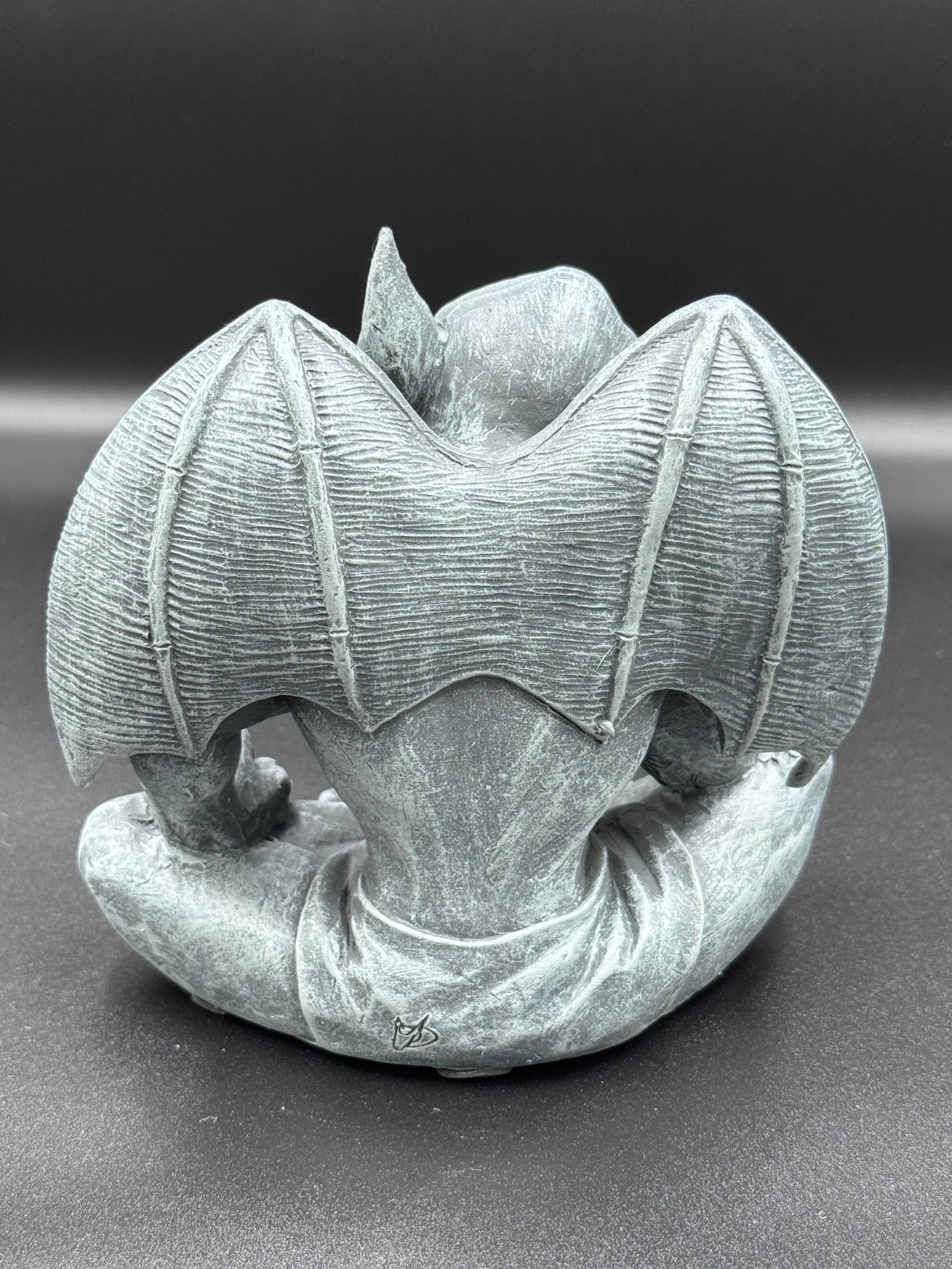 Laverne Dark Black Grotesque Gargoyle Figurine