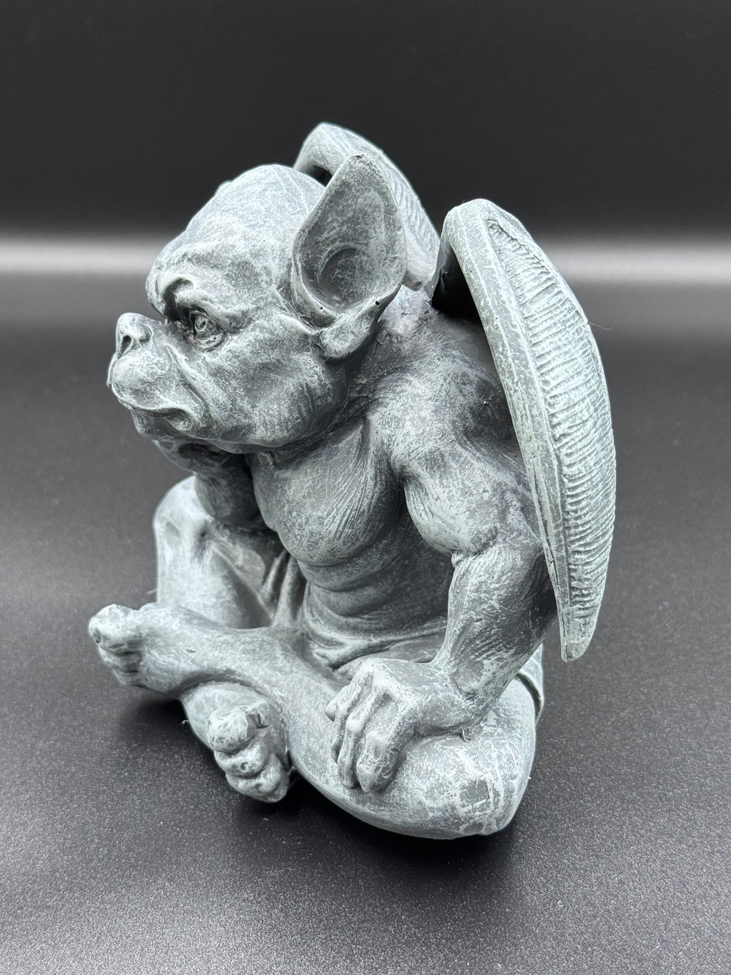 Laverne Dark Black Grotesque Gargoyle Figurine