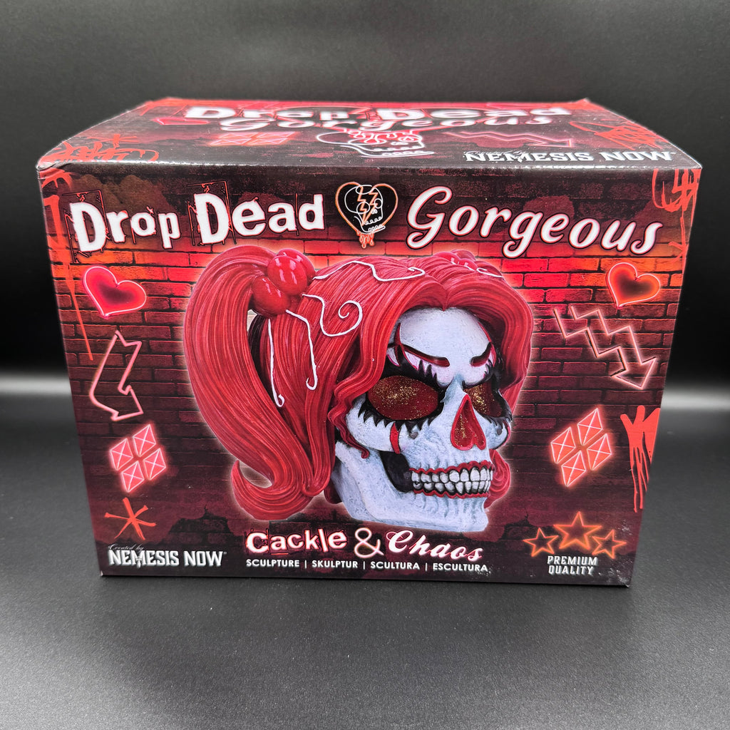 Drop Dead Gorgeous - Cackle and Chaos Clown Doll Skull