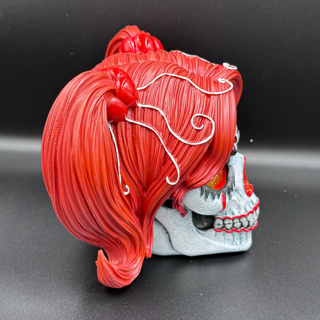 Drop Dead Gorgeous - Cackle and Chaos Clown Doll Skull