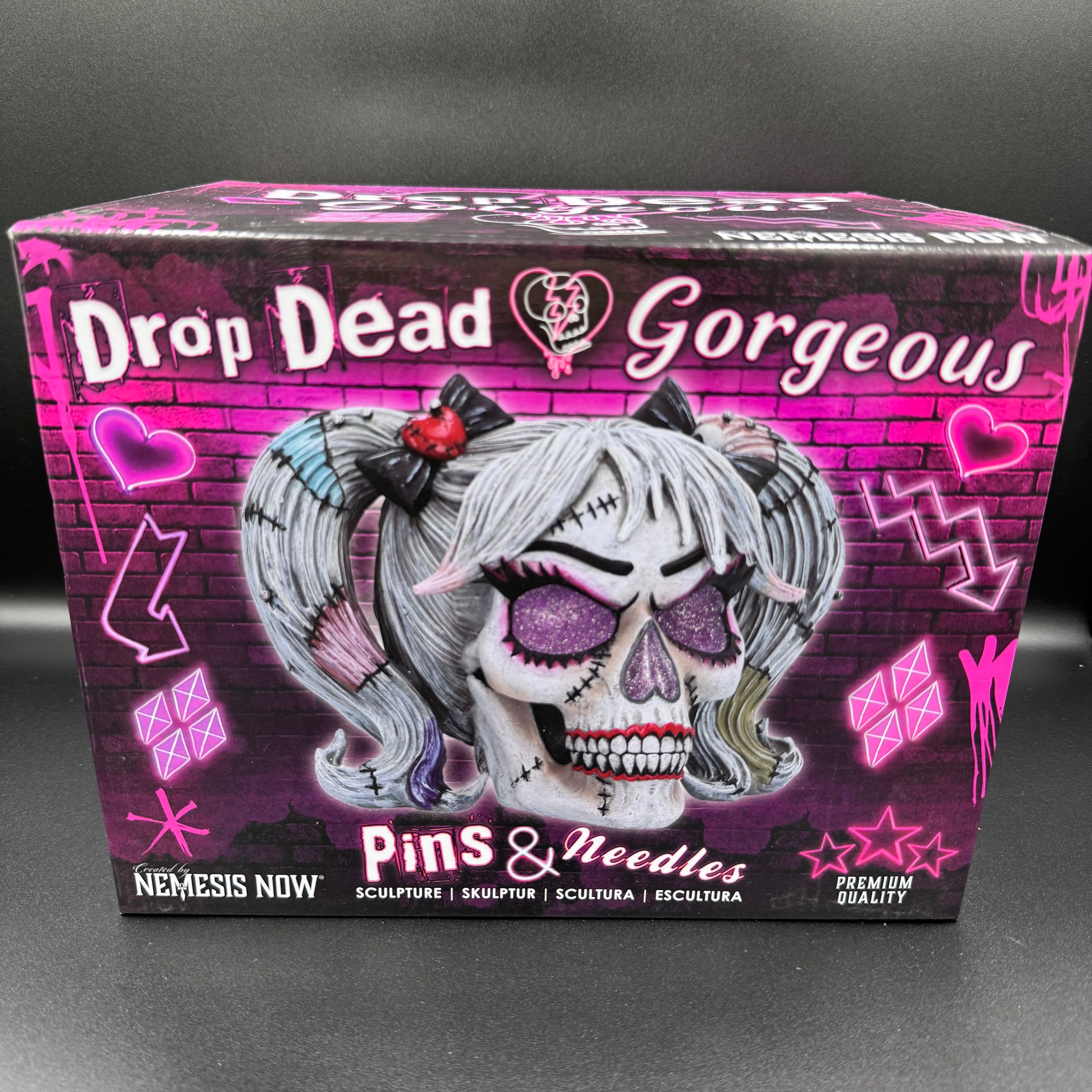 Drop Dead Gorgeous - Pins and Needles Franken-doll Skull