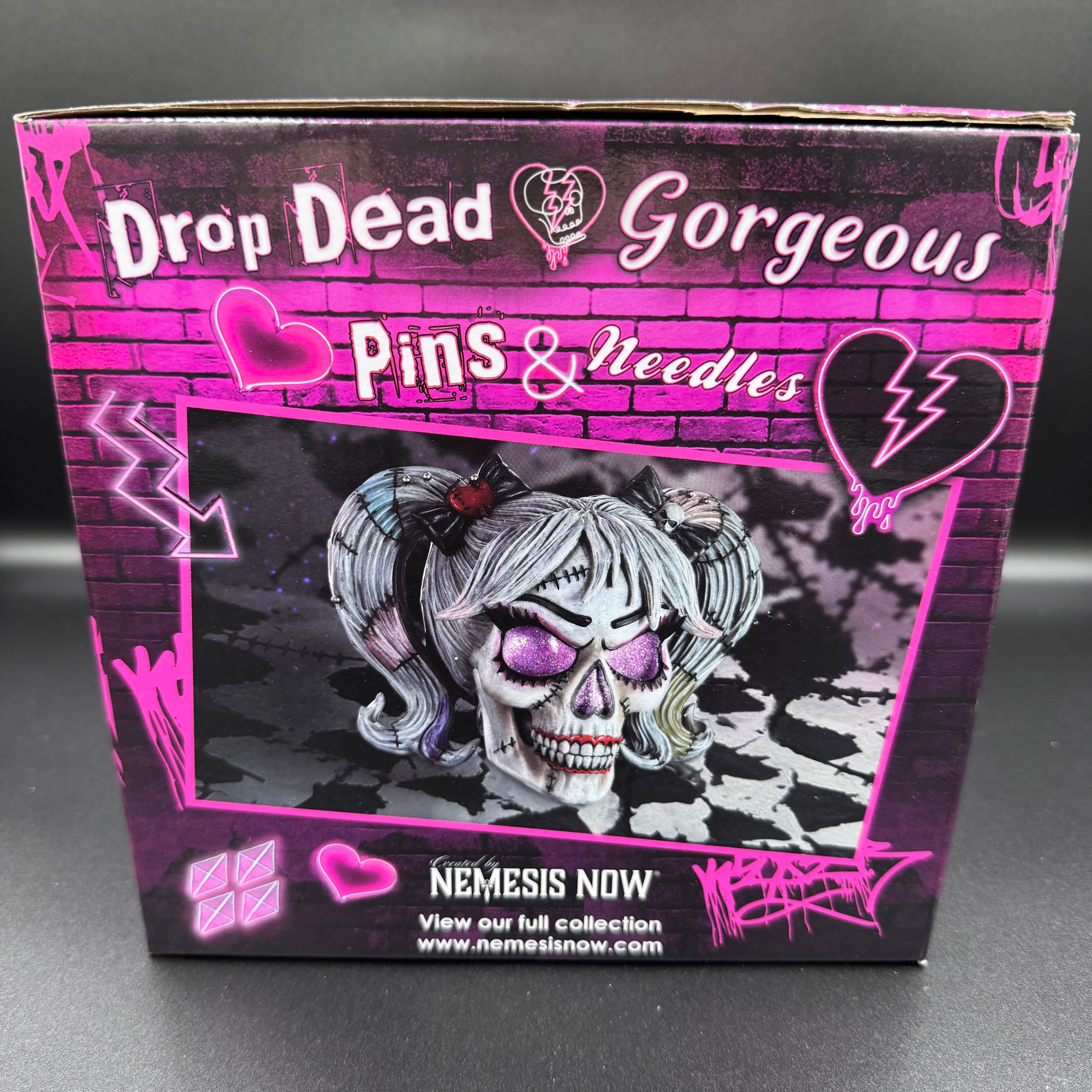 Drop Dead Gorgeous - Pins and Needles Franken-doll Skull