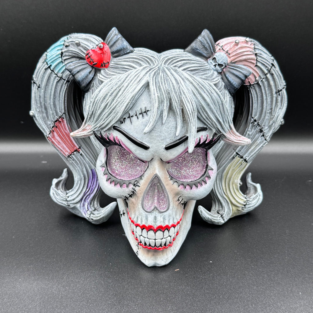 Drop Dead Gorgeous - Pins and Needles Franken-doll Skull