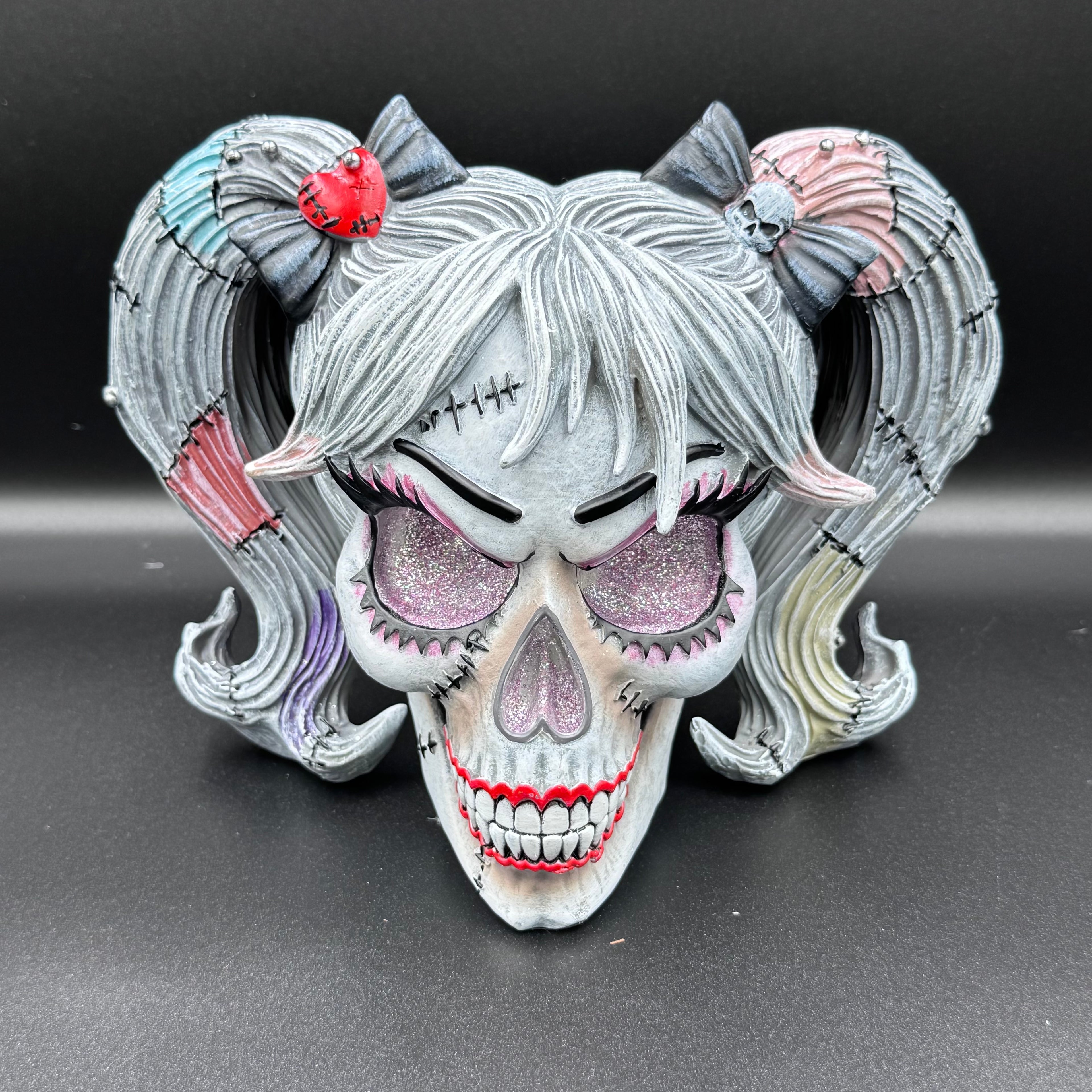 Drop Dead Gorgeous - Pins and Needles Franken-doll Skull