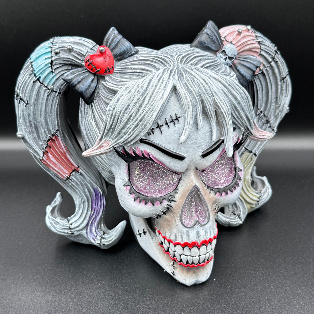 Drop Dead Gorgeous - Pins and Needles Franken-doll Skull