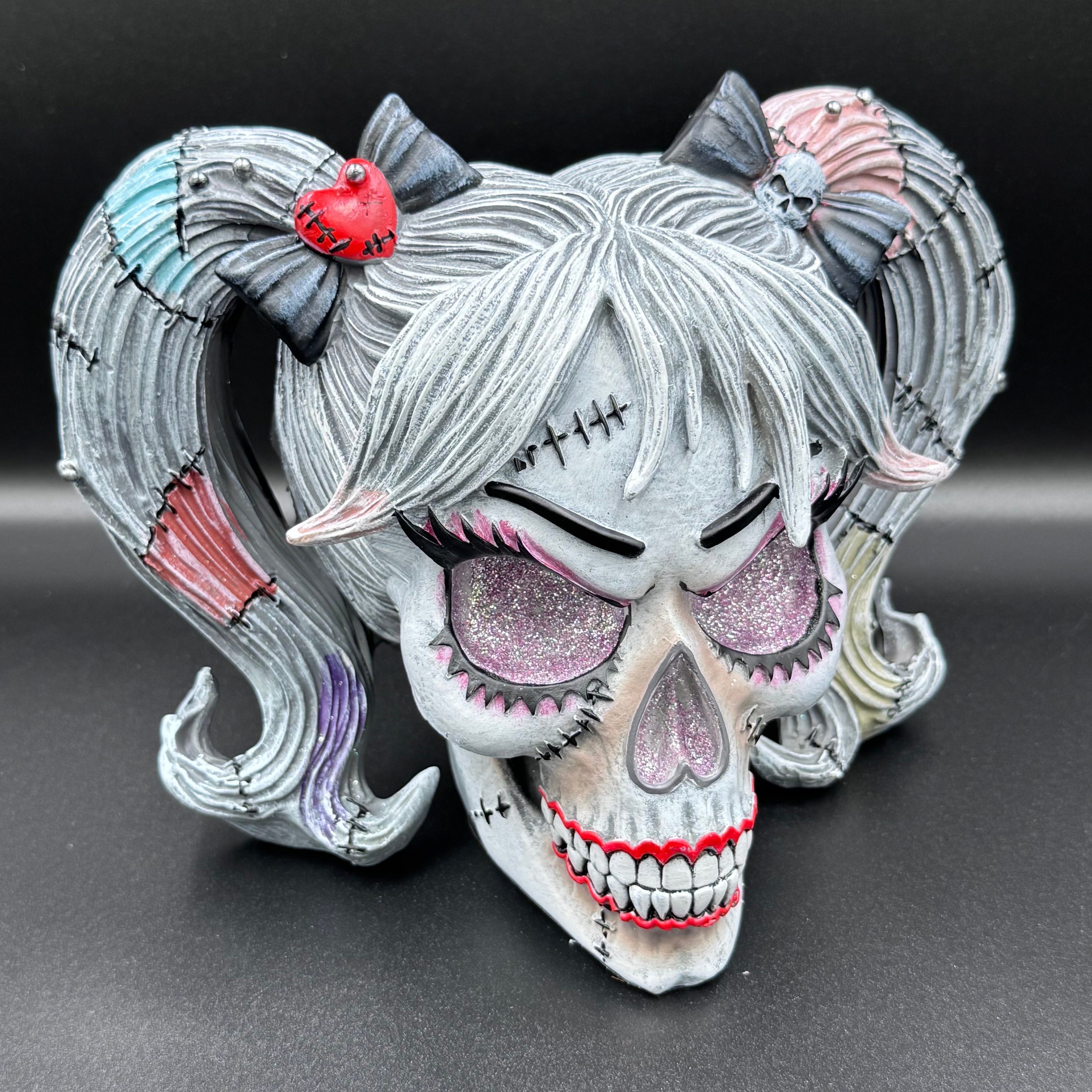 Drop Dead Gorgeous - Pins and Needles Franken-doll Skull