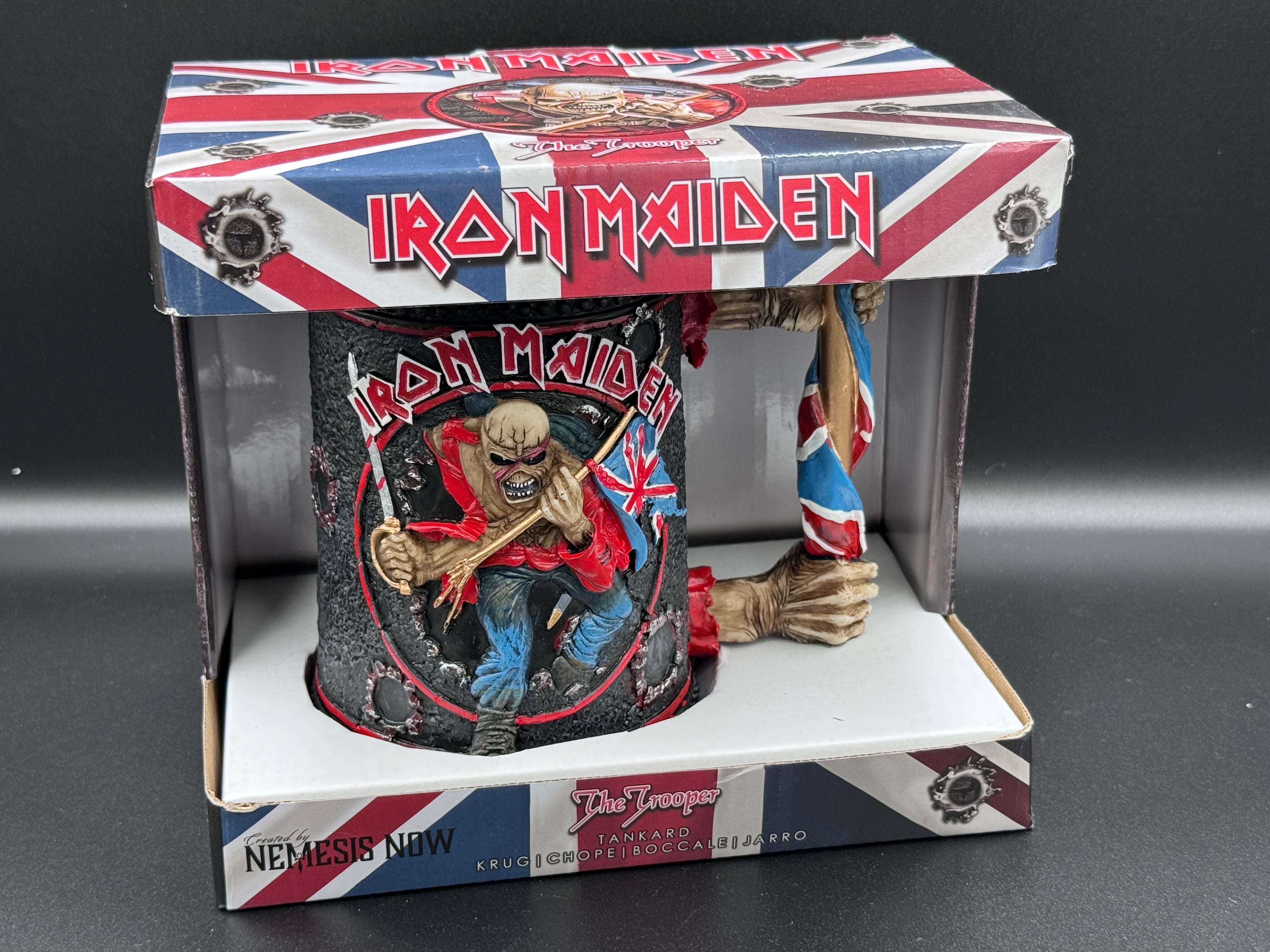Iron Maiden Eddie The Trooper Tankard Mug Officially Licensed Merchandise