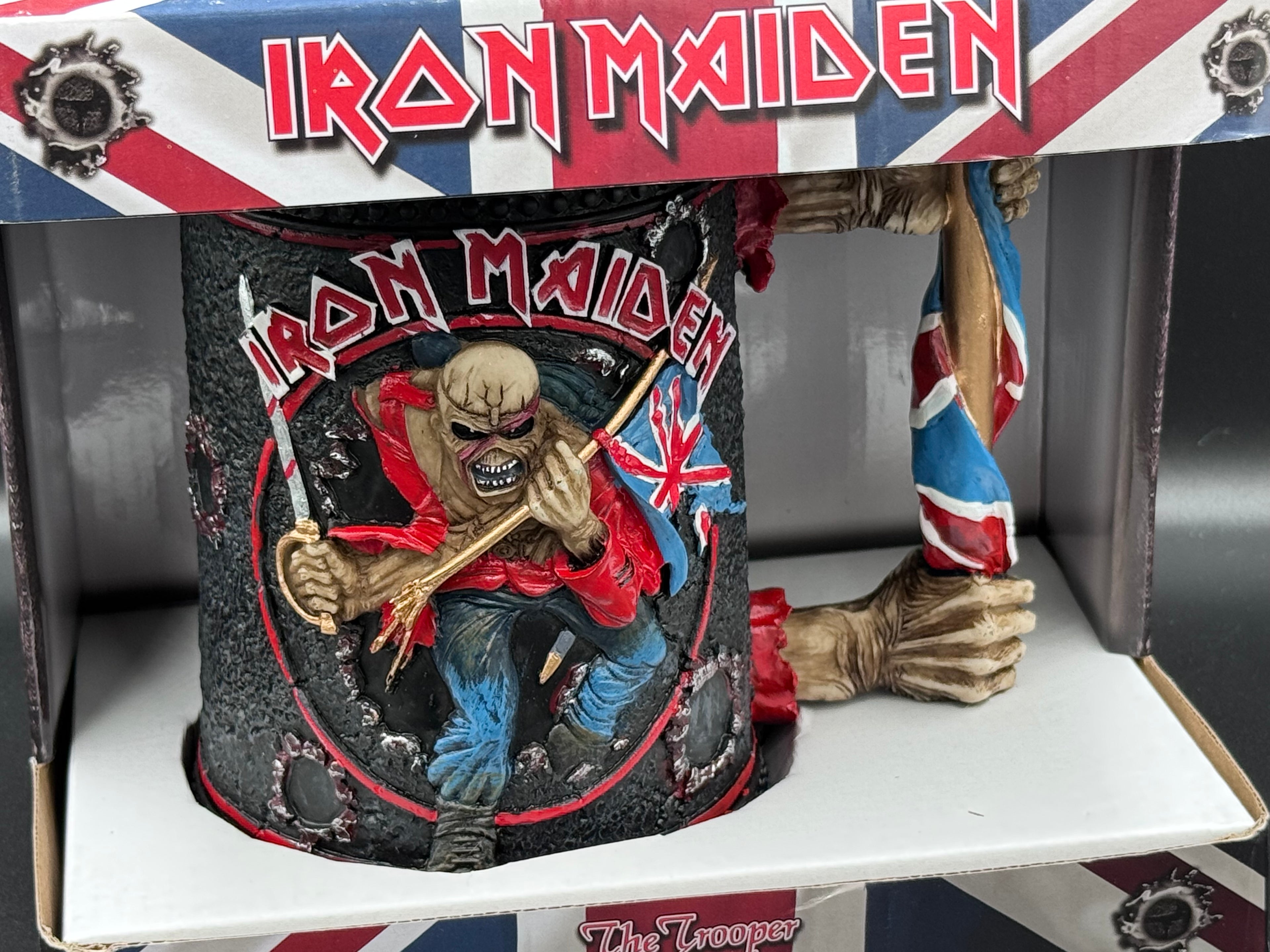 Iron Maiden Eddie The Trooper Tankard Mug Officially Licensed Merchandise