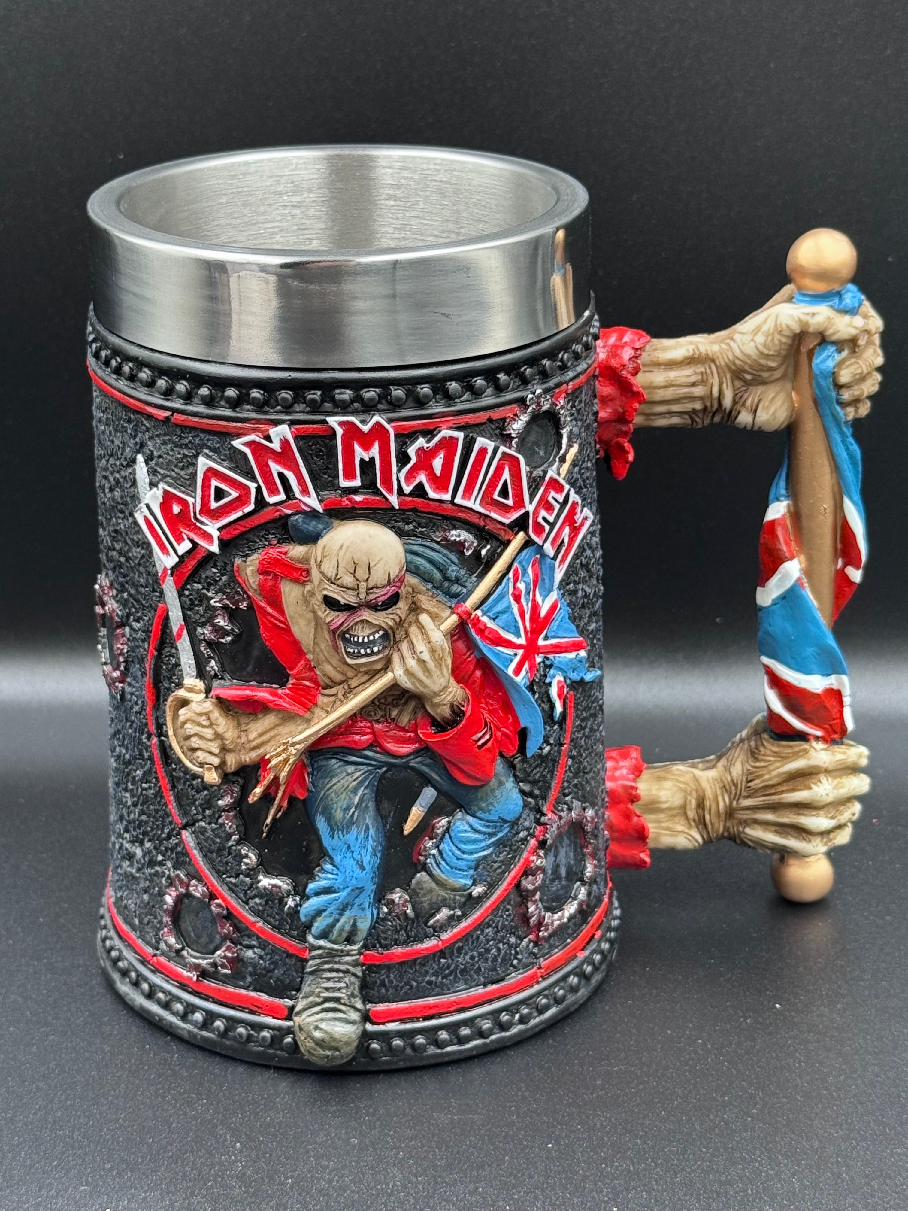 Iron Maiden Eddie The Trooper Tankard Mug Officially Licensed Merchandise