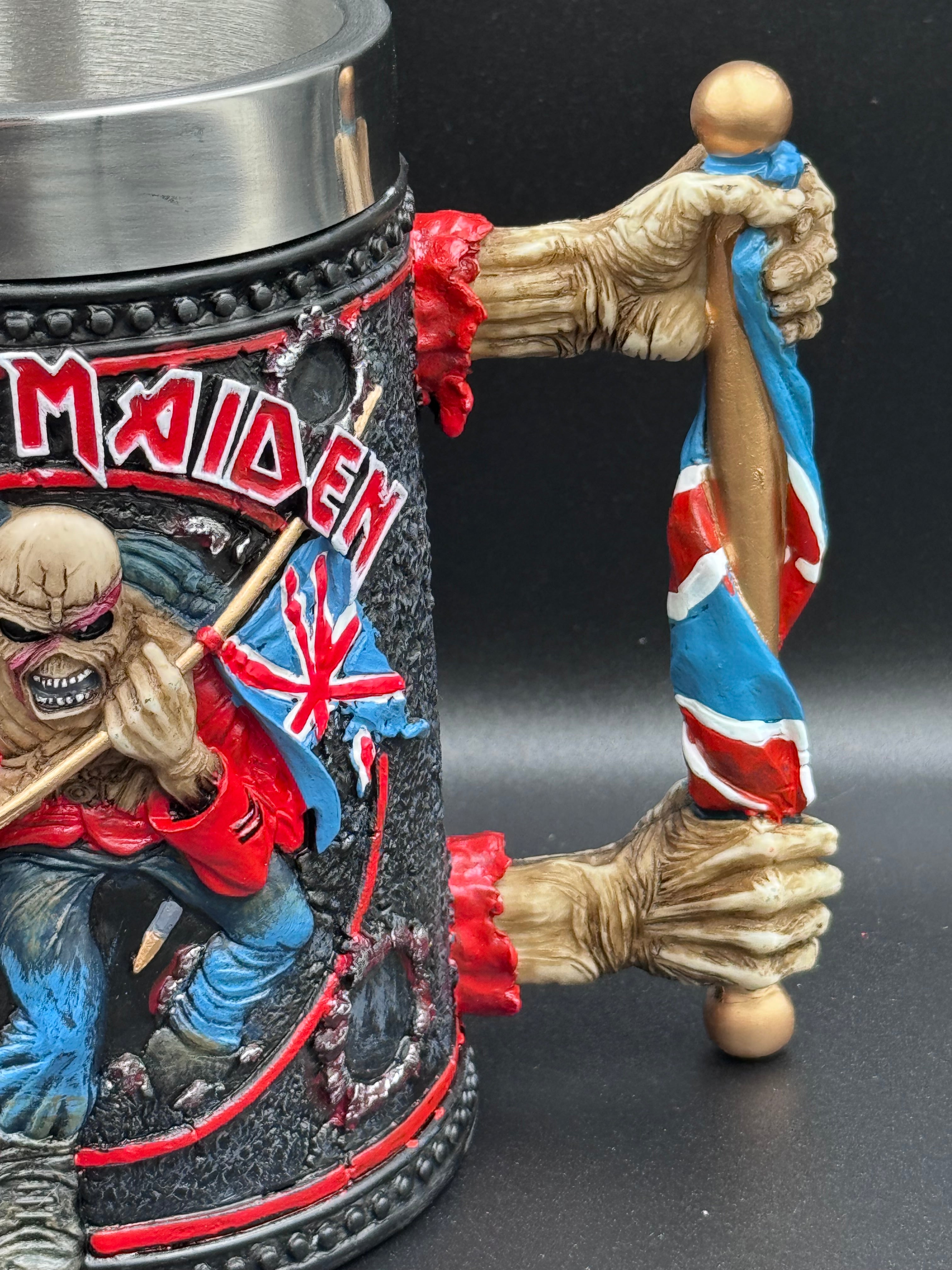 Iron Maiden Eddie The Trooper Tankard Mug Officially Licensed Merchandise