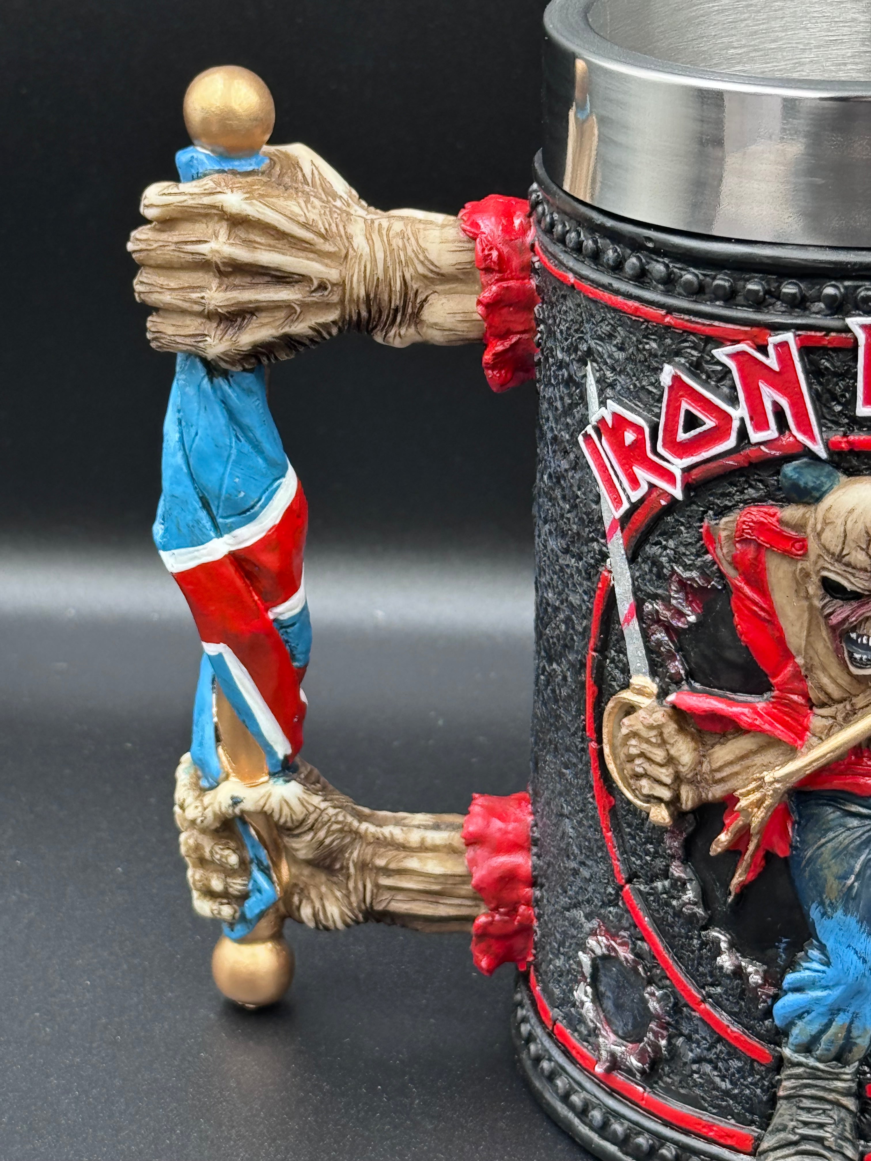 Iron Maiden Eddie The Trooper Tankard Mug Officially Licensed Merchandise