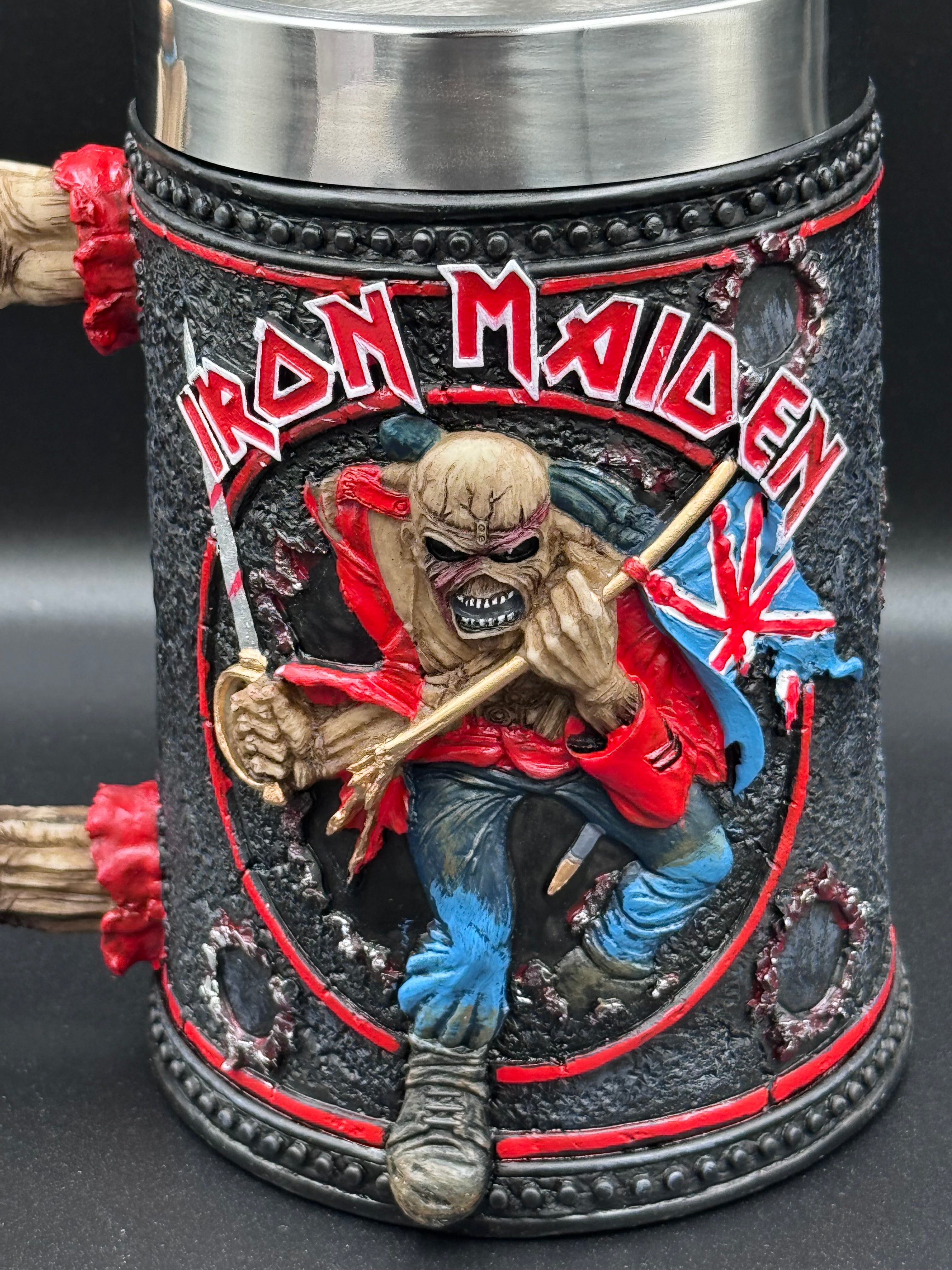 Iron Maiden Eddie The Trooper Tankard Mug Officially Licensed Merchandise