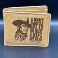 John Wayne Wallet 10cm Brown