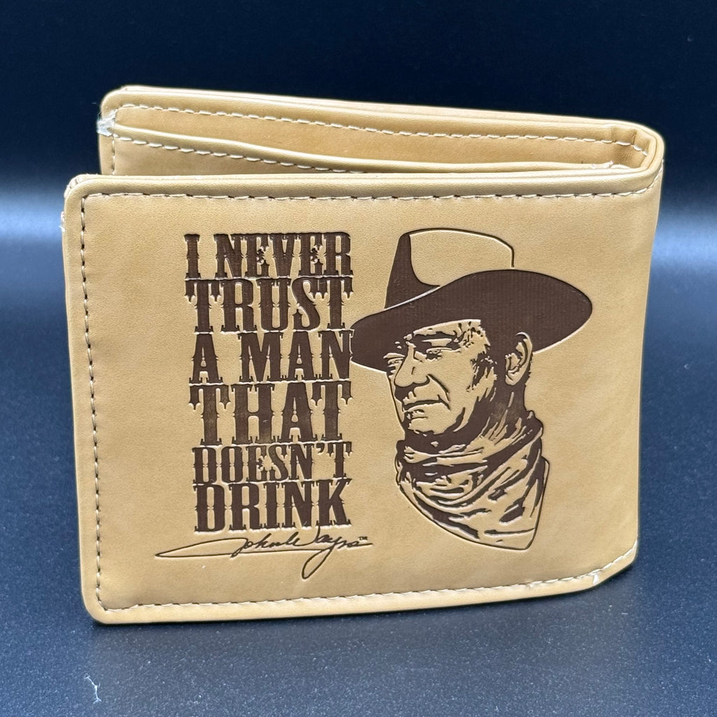 John Wayne Wallet 10cm Brown