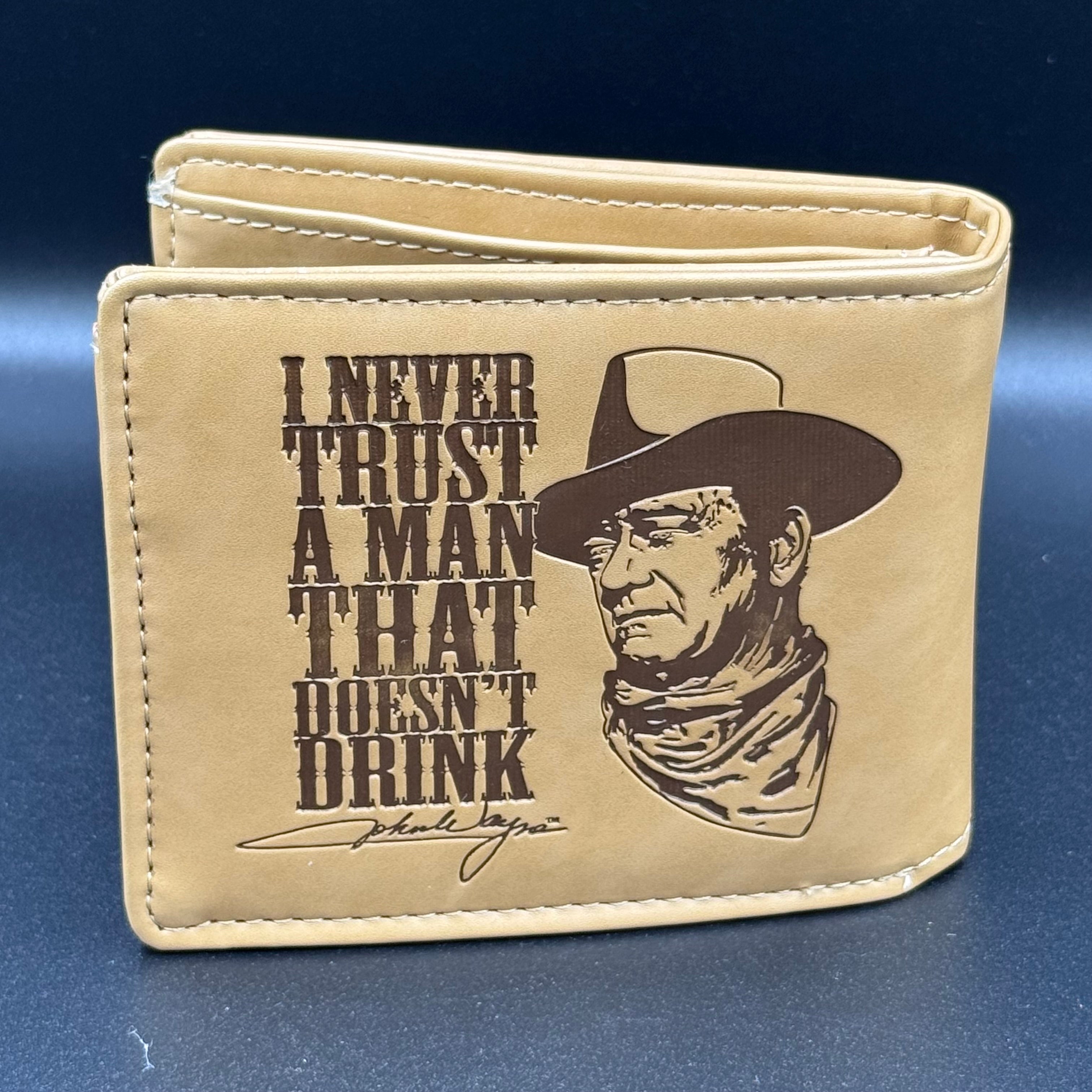 John Wayne Wallet 10cm Brown