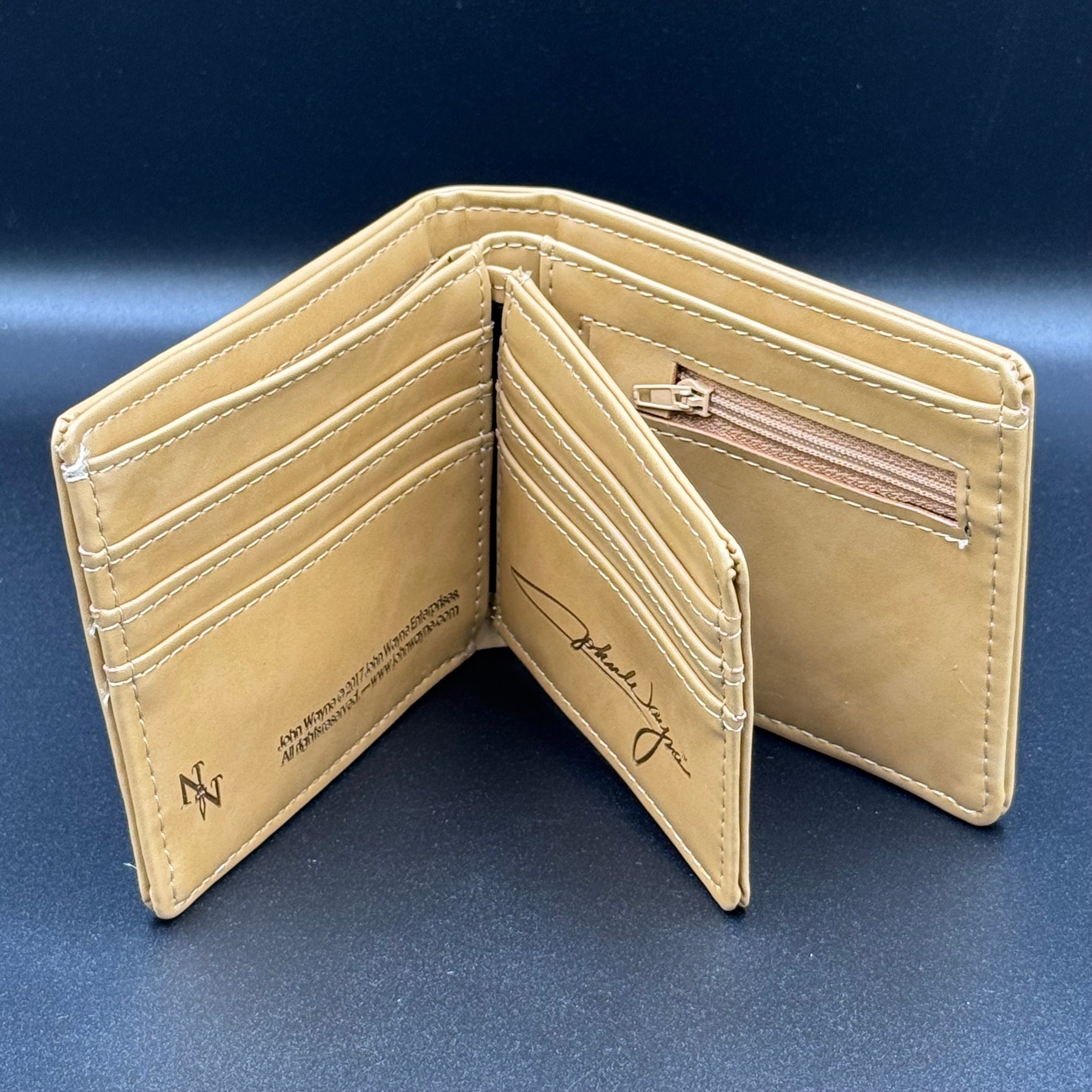 John Wayne Wallet 10cm Brown