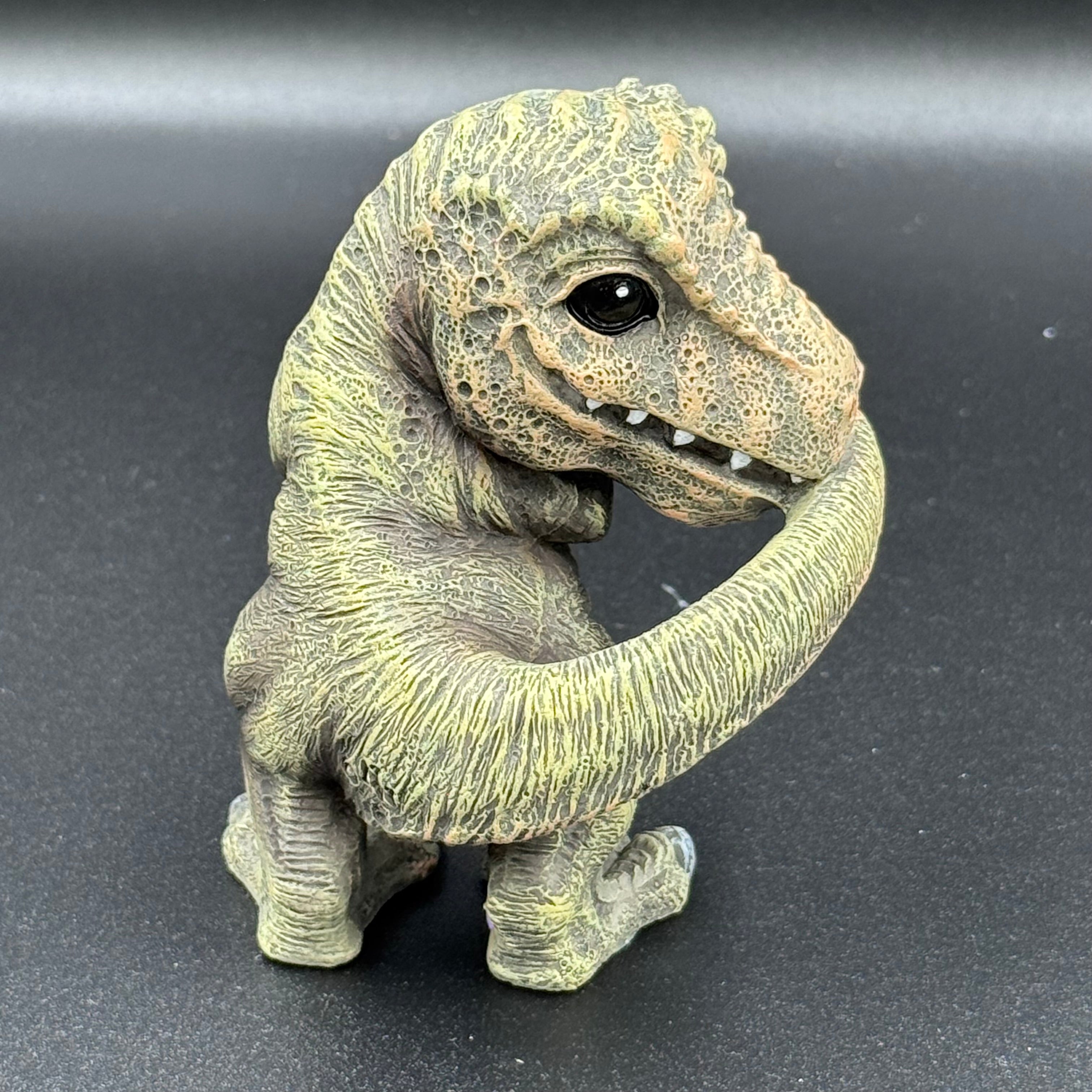 Three Wise See No, Hear No, Speak No, Tyrannosaurus Rex Dinosaur Figurines