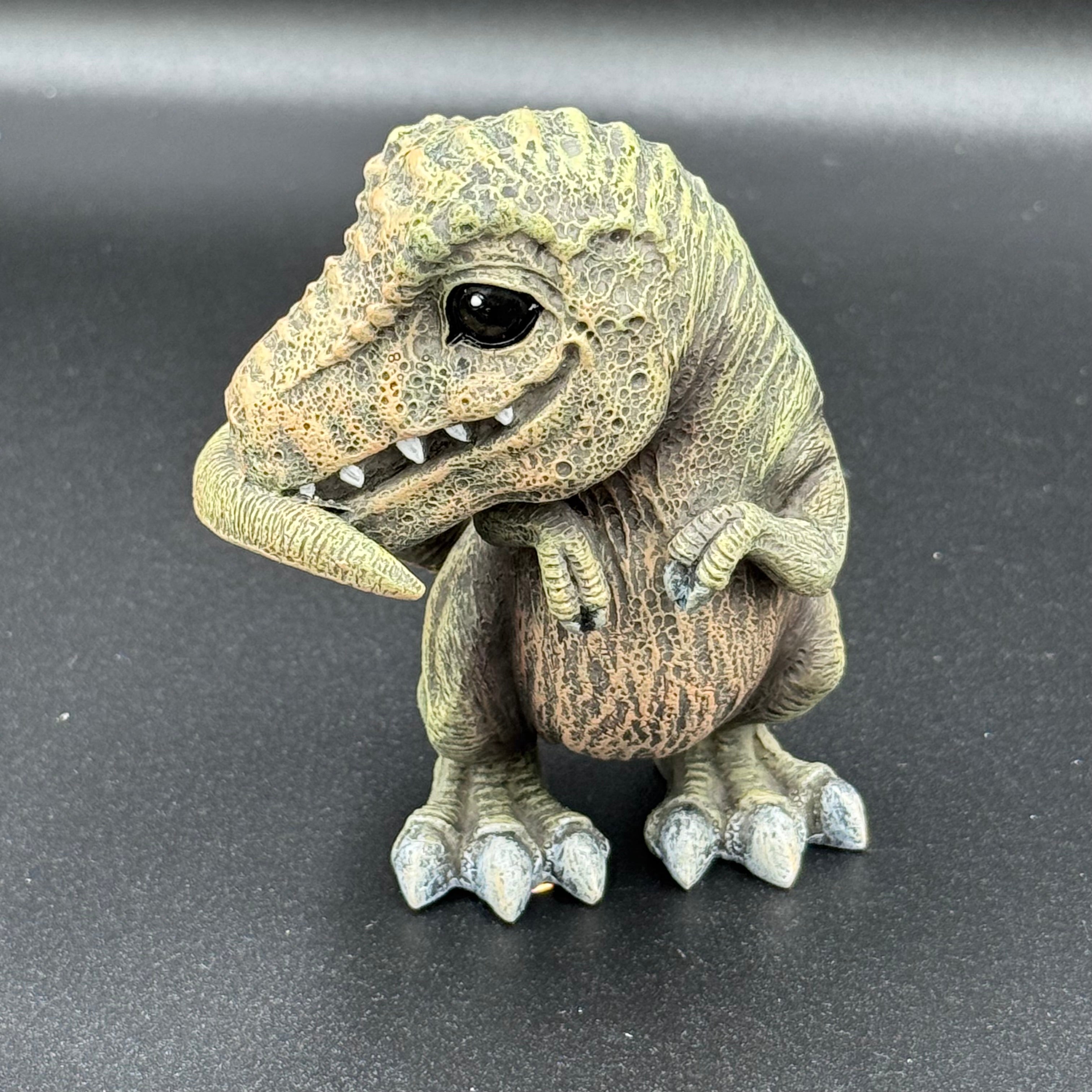 Three Wise See No, Hear No, Speak No, Tyrannosaurus Rex Dinosaur Figurines